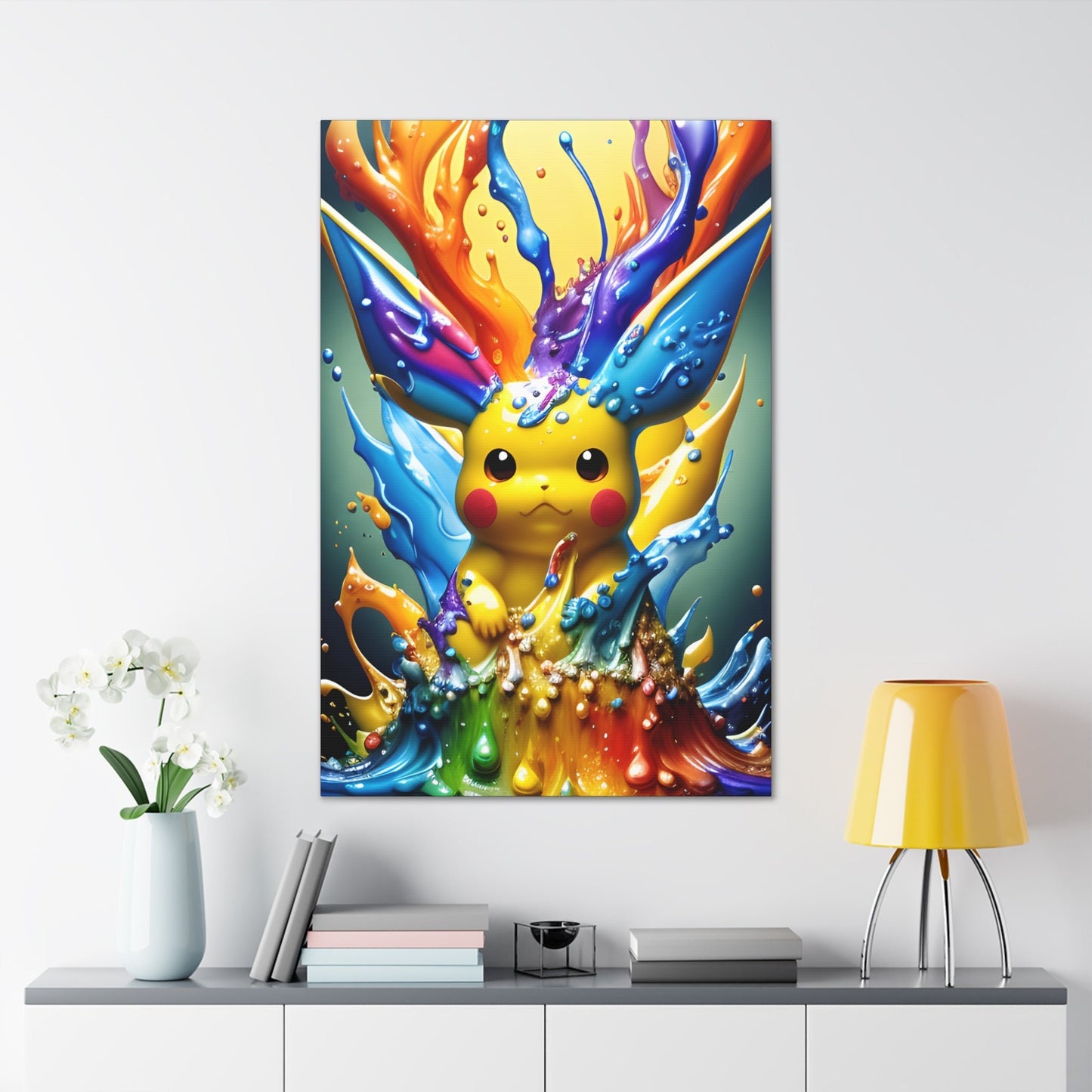 Radiant Ripples Canvas - Pokestalgia LLC