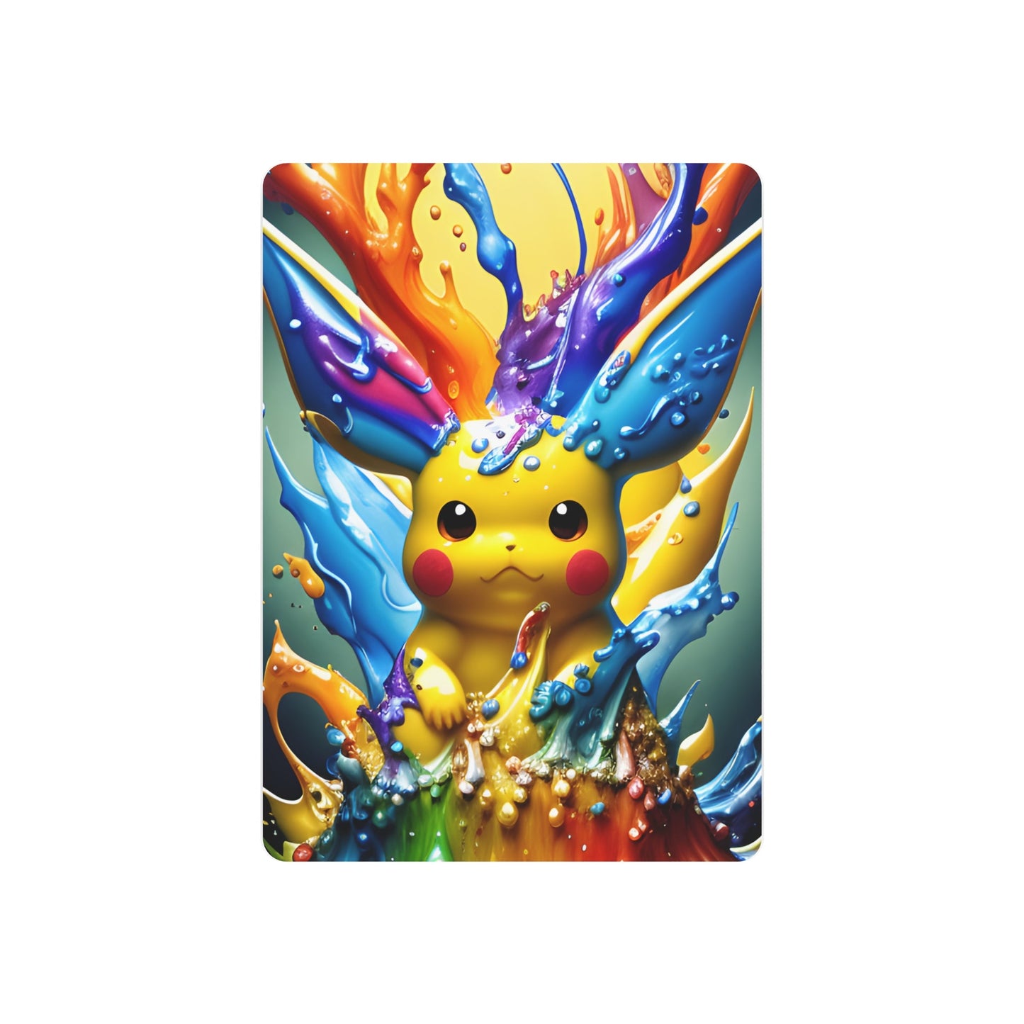 Radiant Ripples Metal Art Sign - Pokestalgia LLC