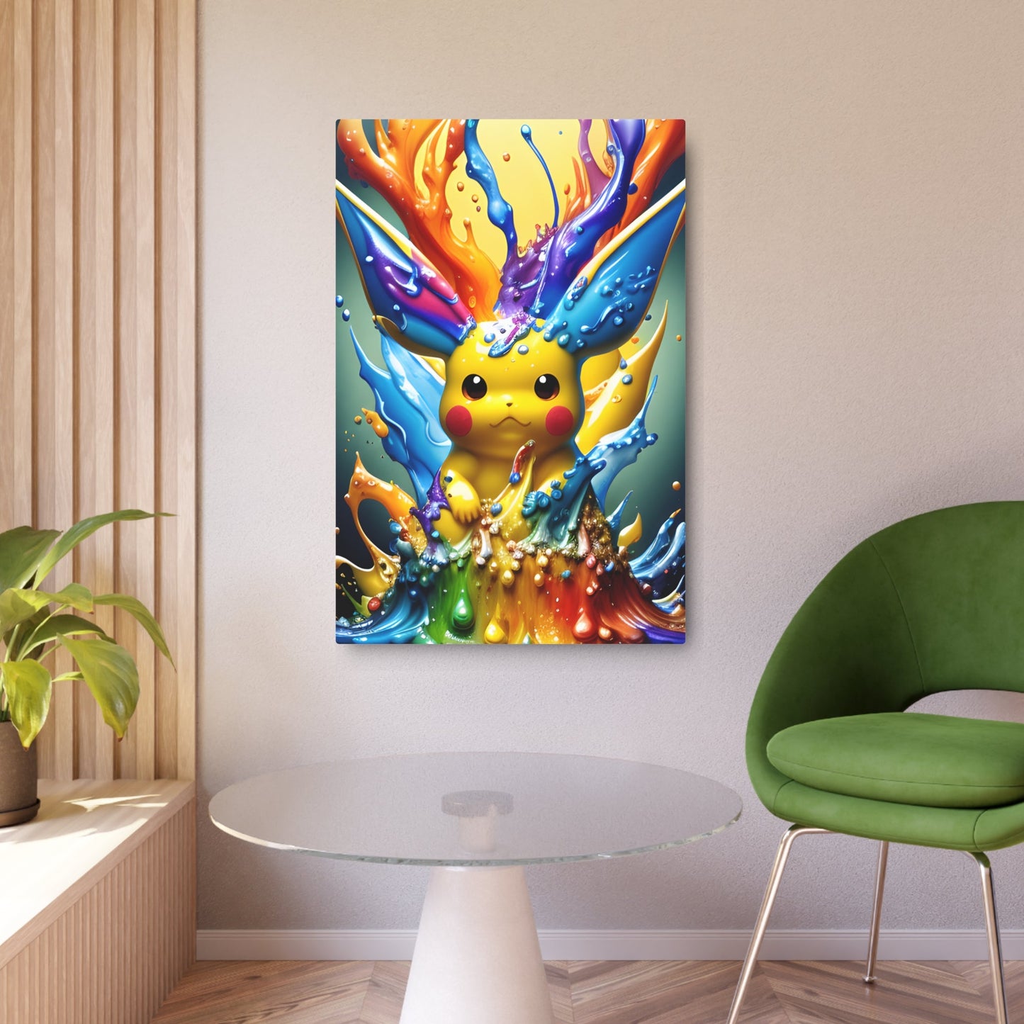 Radiant Ripples Metal Art Sign - Pokestalgia LLC