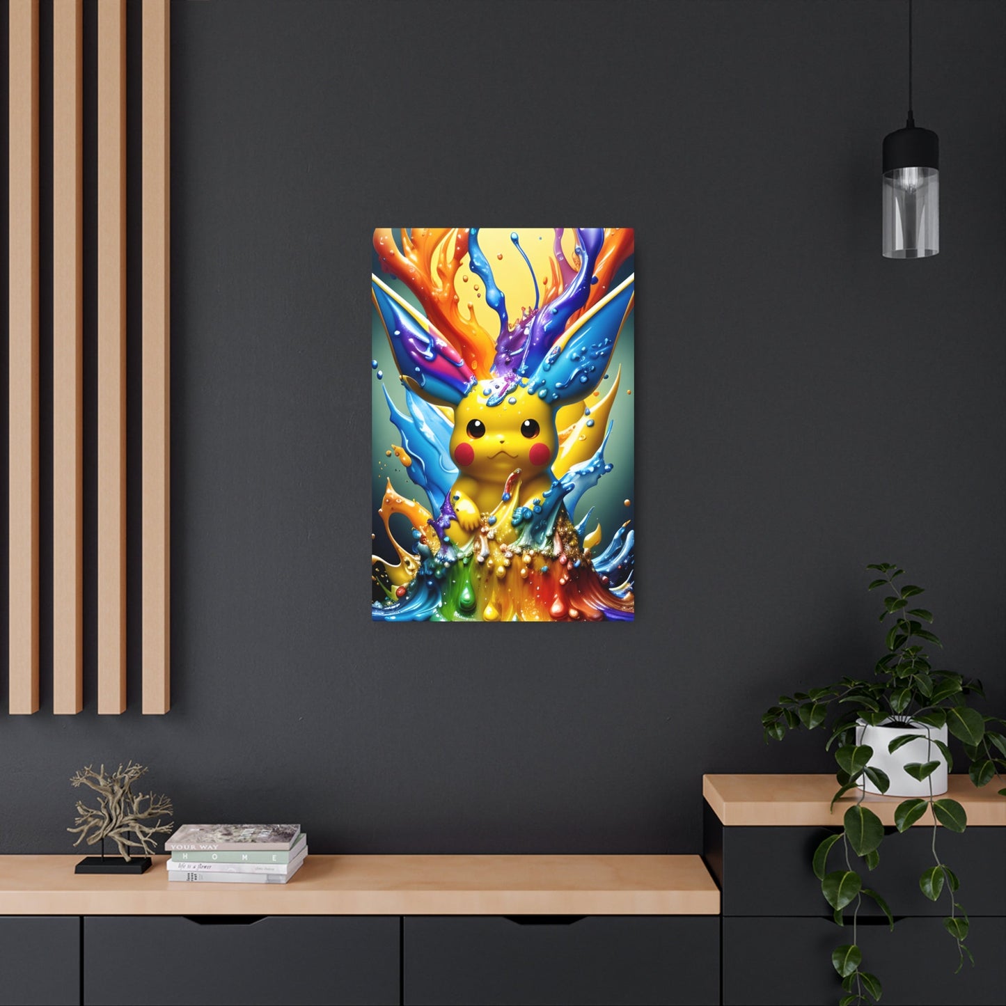 Radiant Ripples Metal Art Sign - Pokestalgia LLC