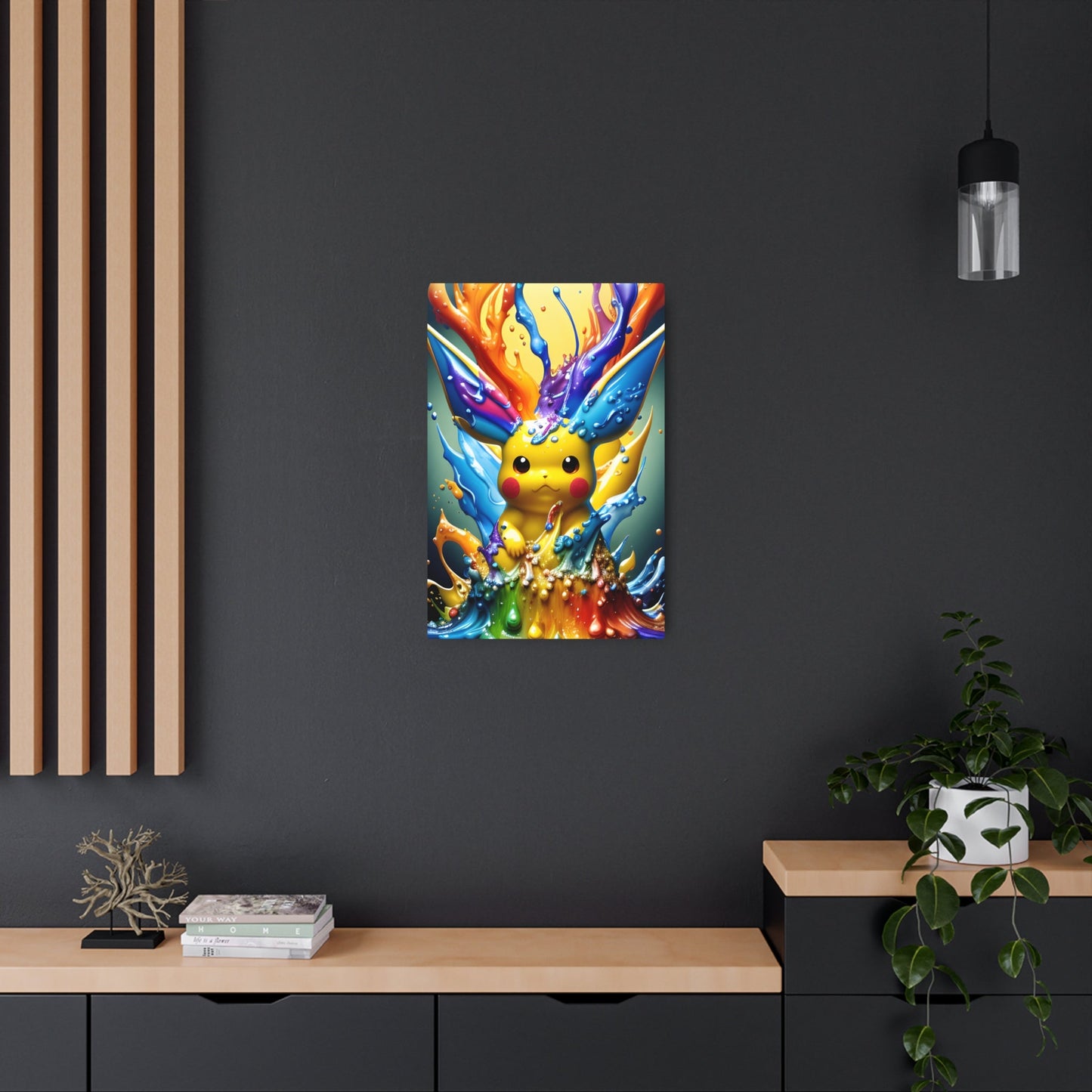 Radiant Ripples Metal Art Sign - Pokestalgia LLC