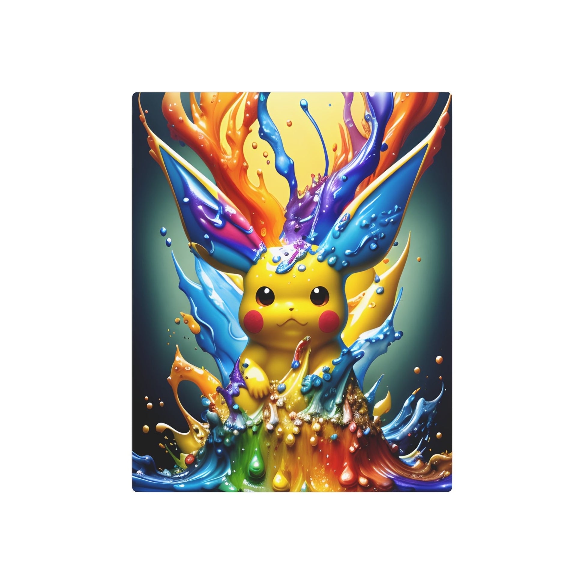 Radiant Ripples Metal Art Sign - Pokestalgia LLC