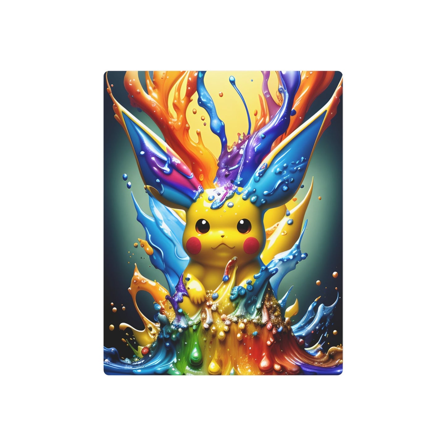 Radiant Ripples Metal Art Sign - Pokestalgia LLC