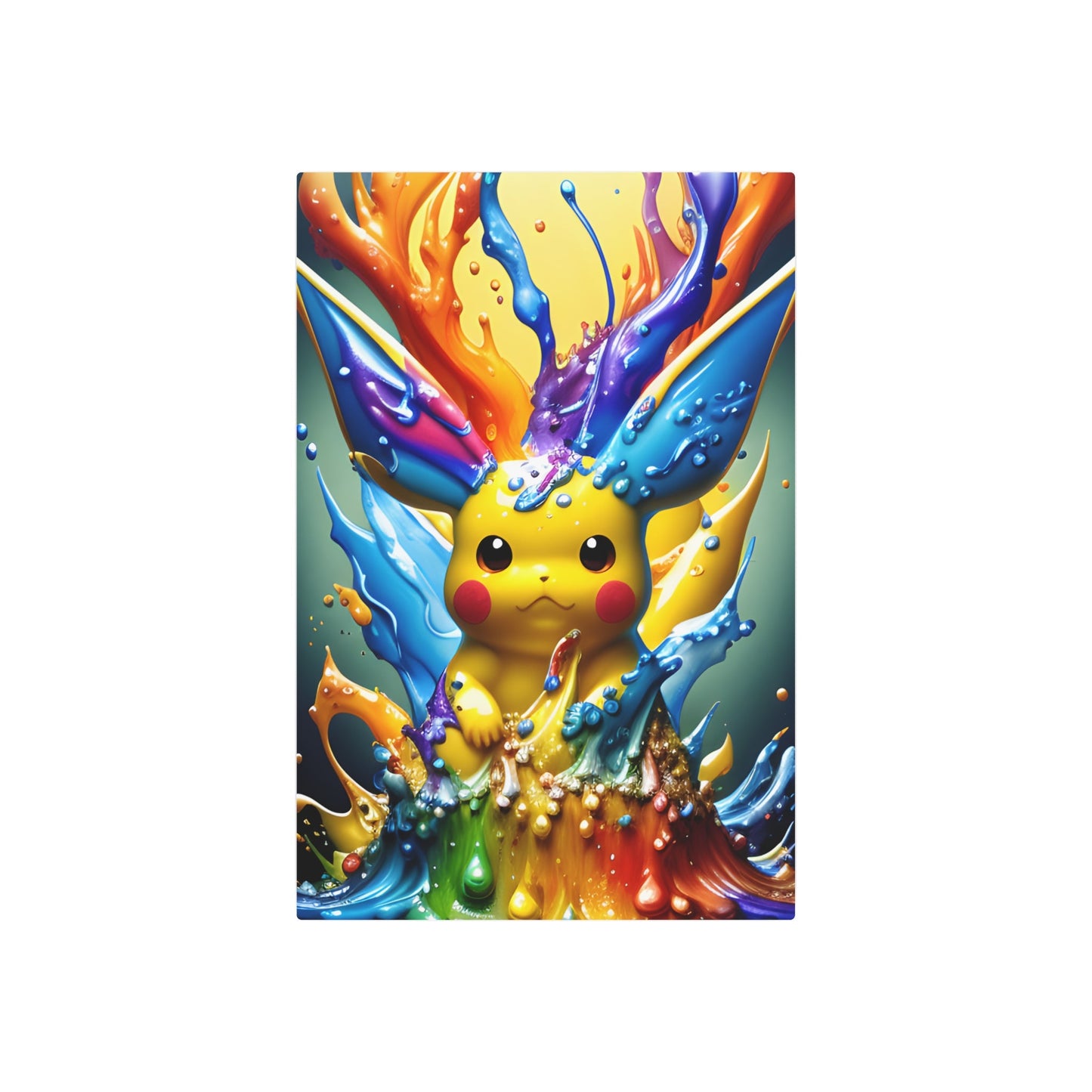 Radiant Ripples Metal Art Sign - Pokestalgia LLC