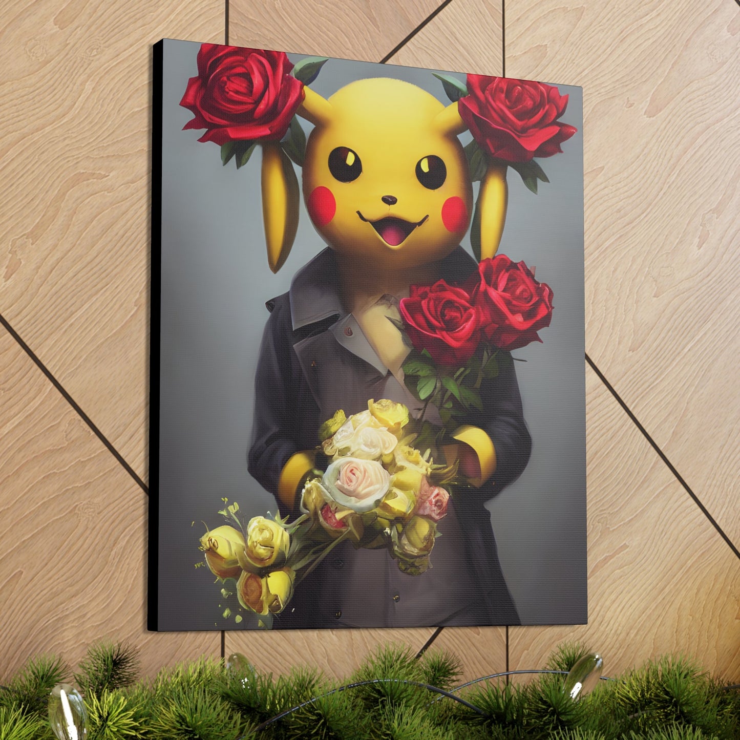 Rosechu Canvas - Pokestalgia LLC