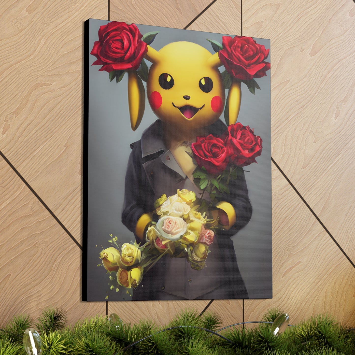 Rosechu Canvas - Pokestalgia LLC