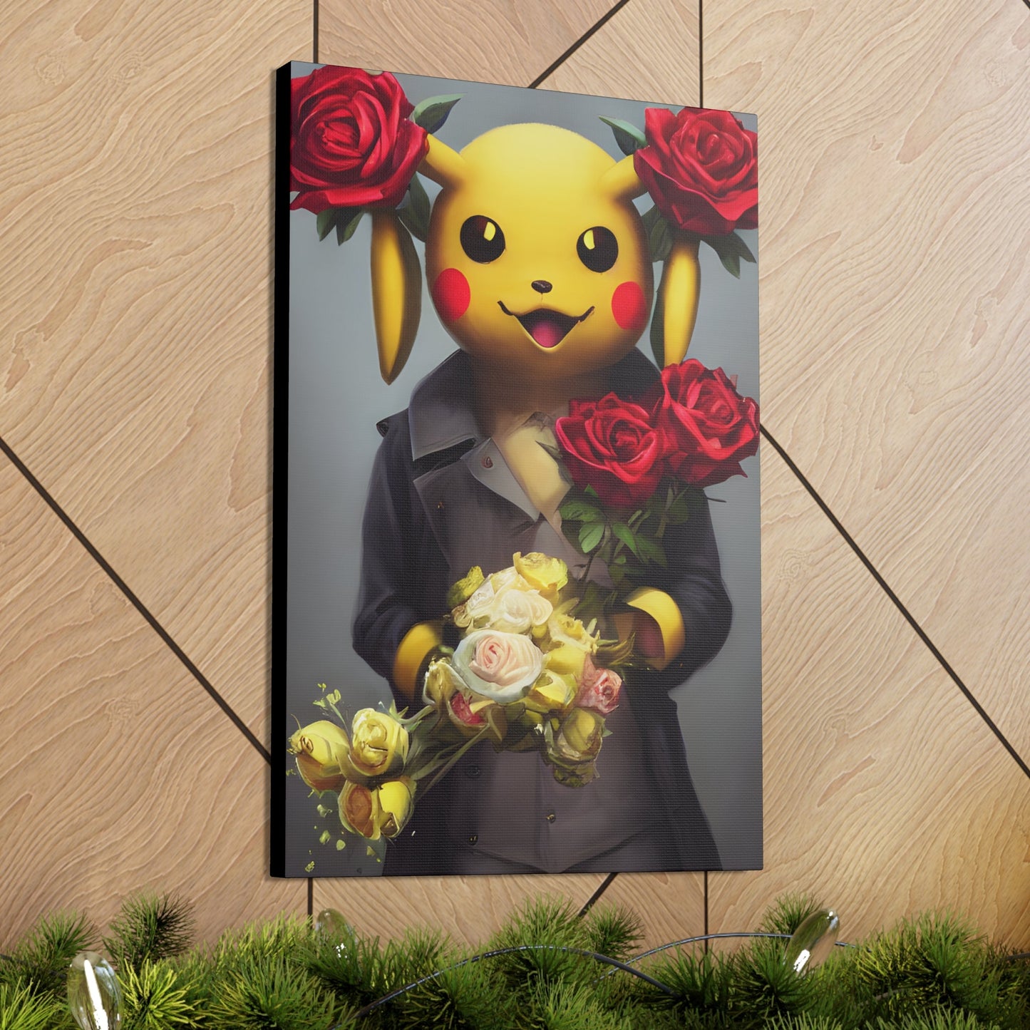 Rosechu Canvas - Pokestalgia LLC