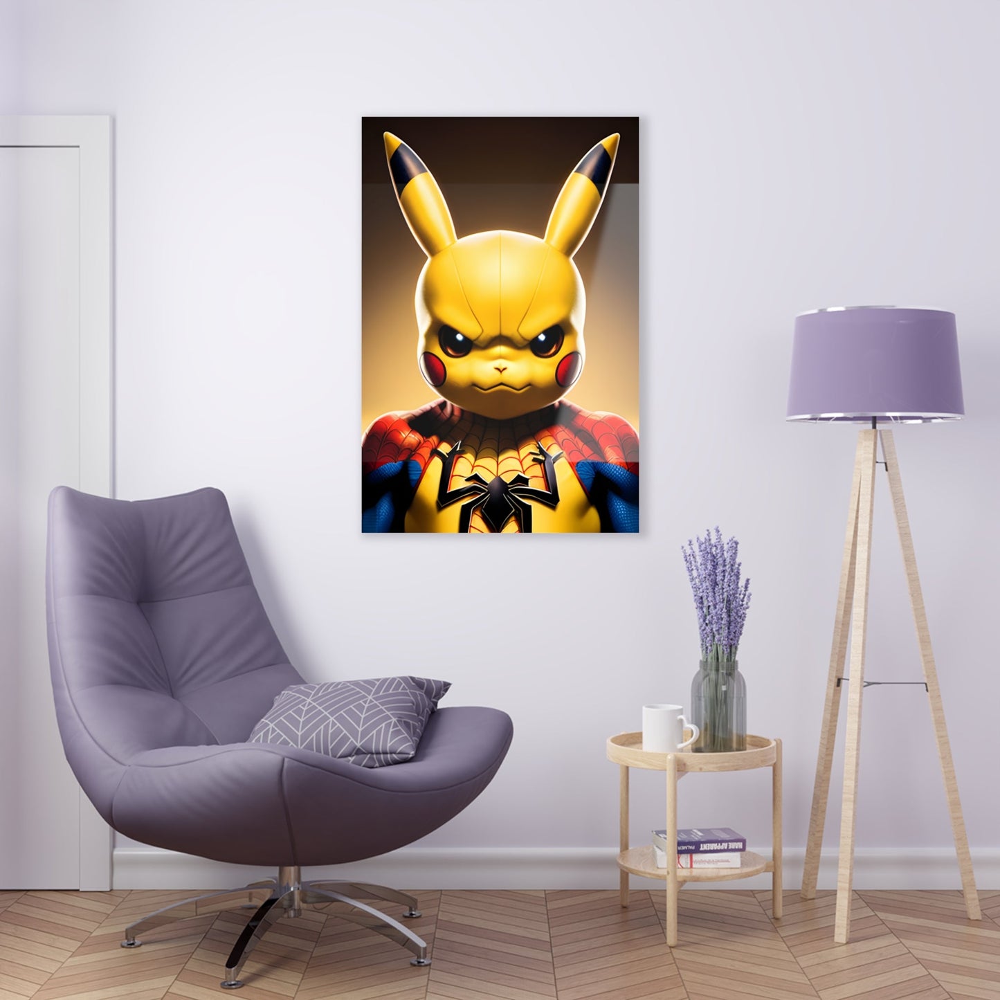 Spiderchu Acrylic Prints - Pokestalgia LLC