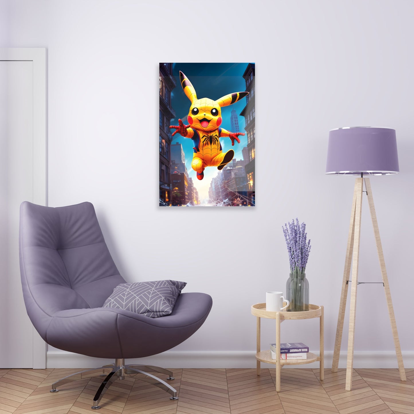 Spiderchu Acrylic Prints - Pokestalgia LLC