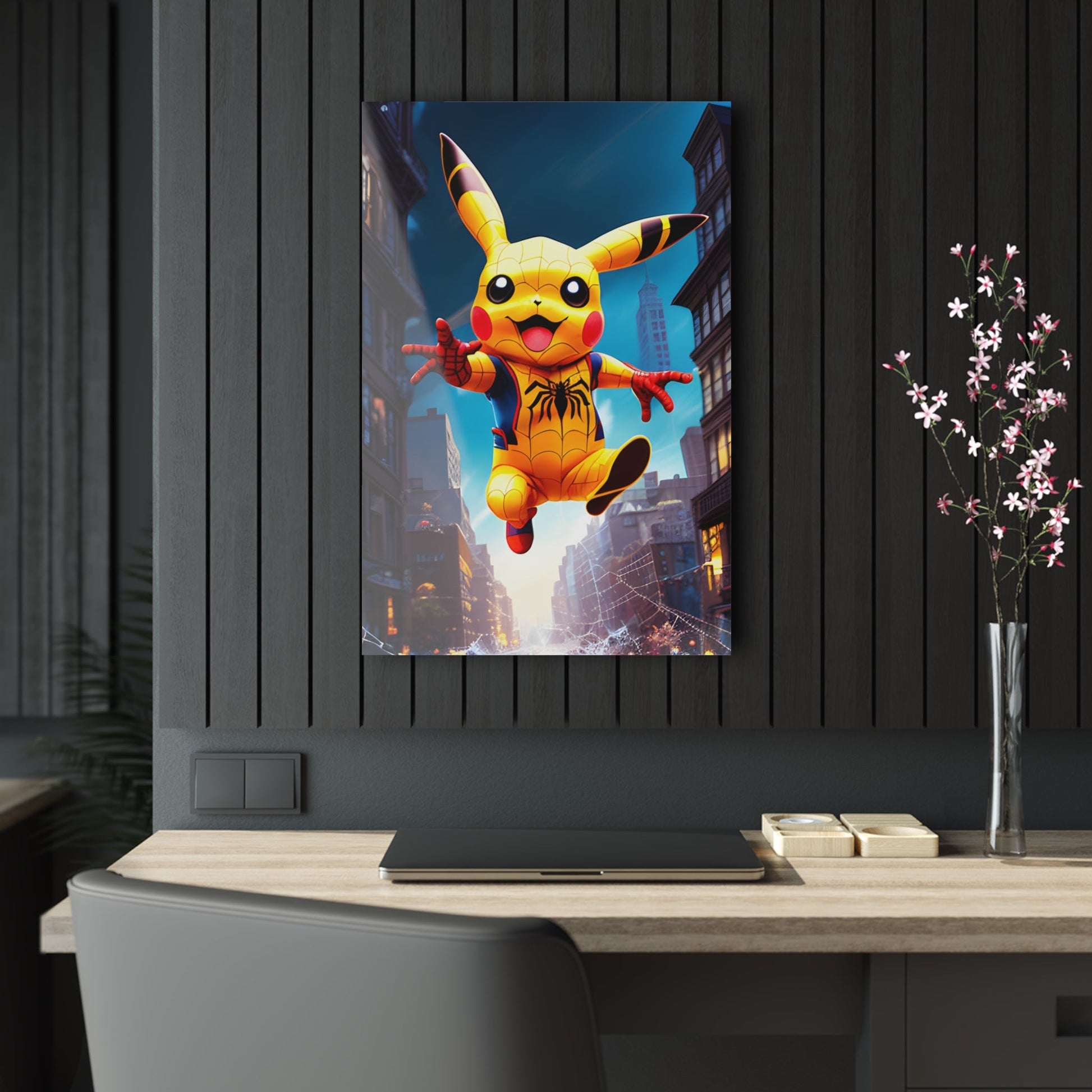 Spiderchu Acrylic Prints - Pokestalgia LLC