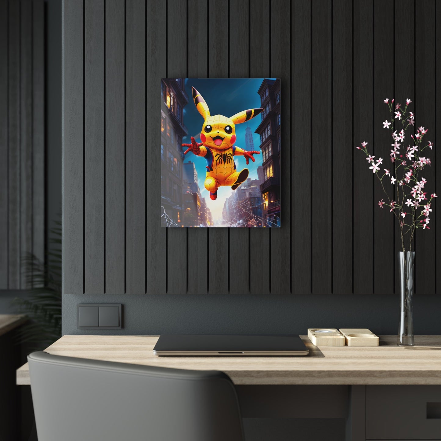 Spiderchu Acrylic Prints - Pokestalgia LLC