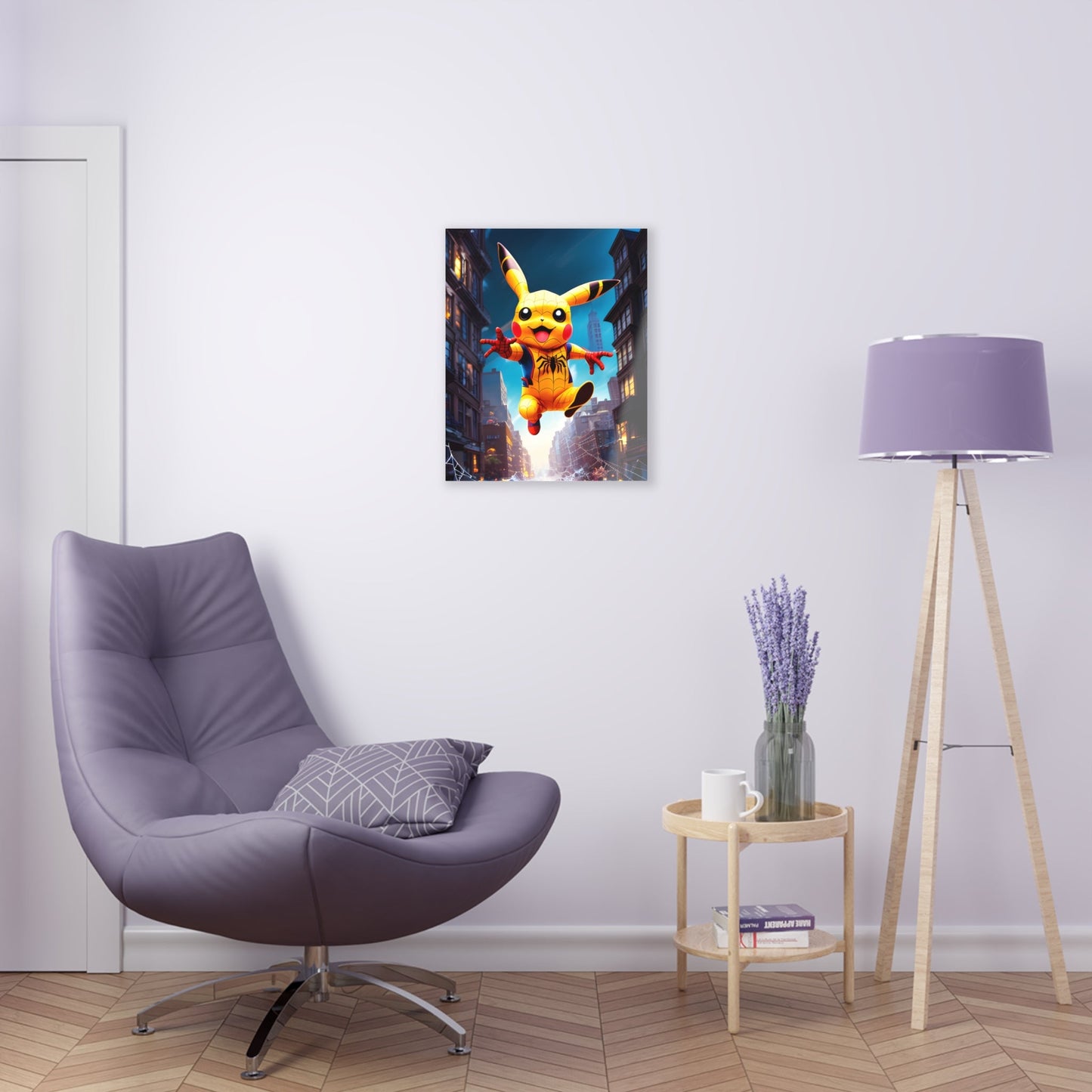 Spiderchu Acrylic Prints - Pokestalgia LLC