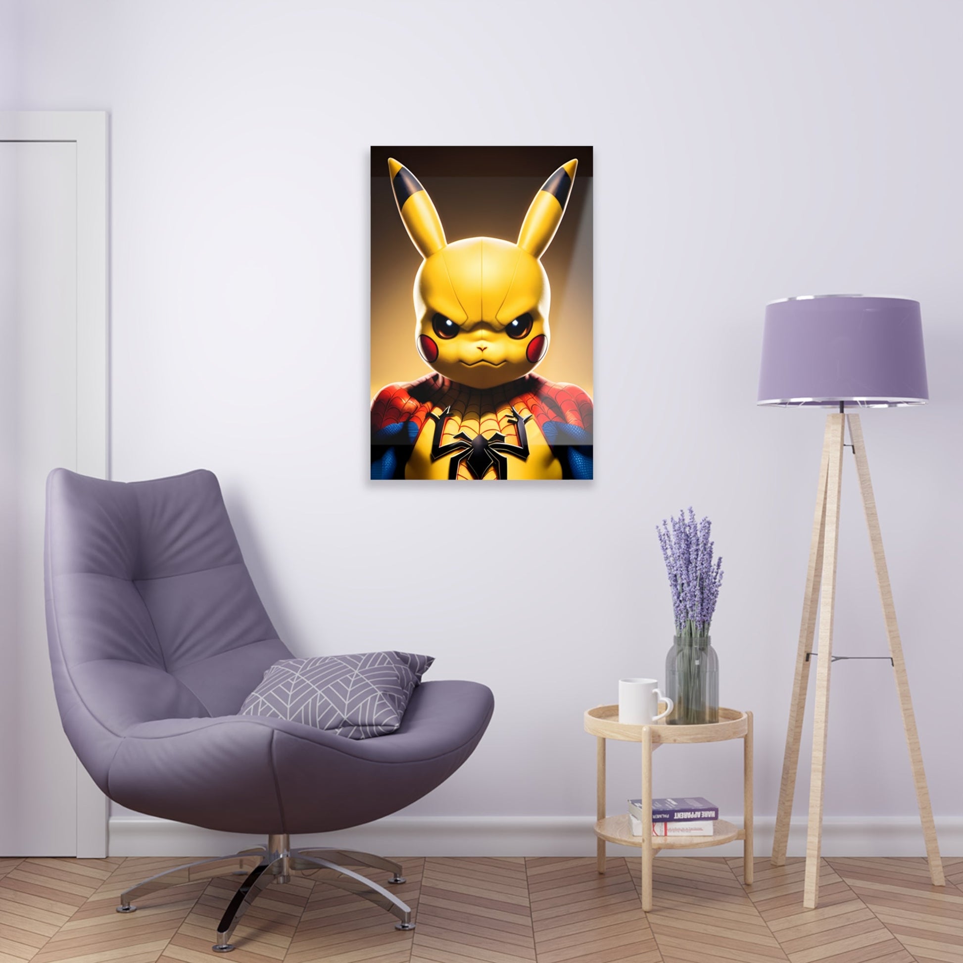 Spiderchu Acrylic Prints - Pokestalgia LLC