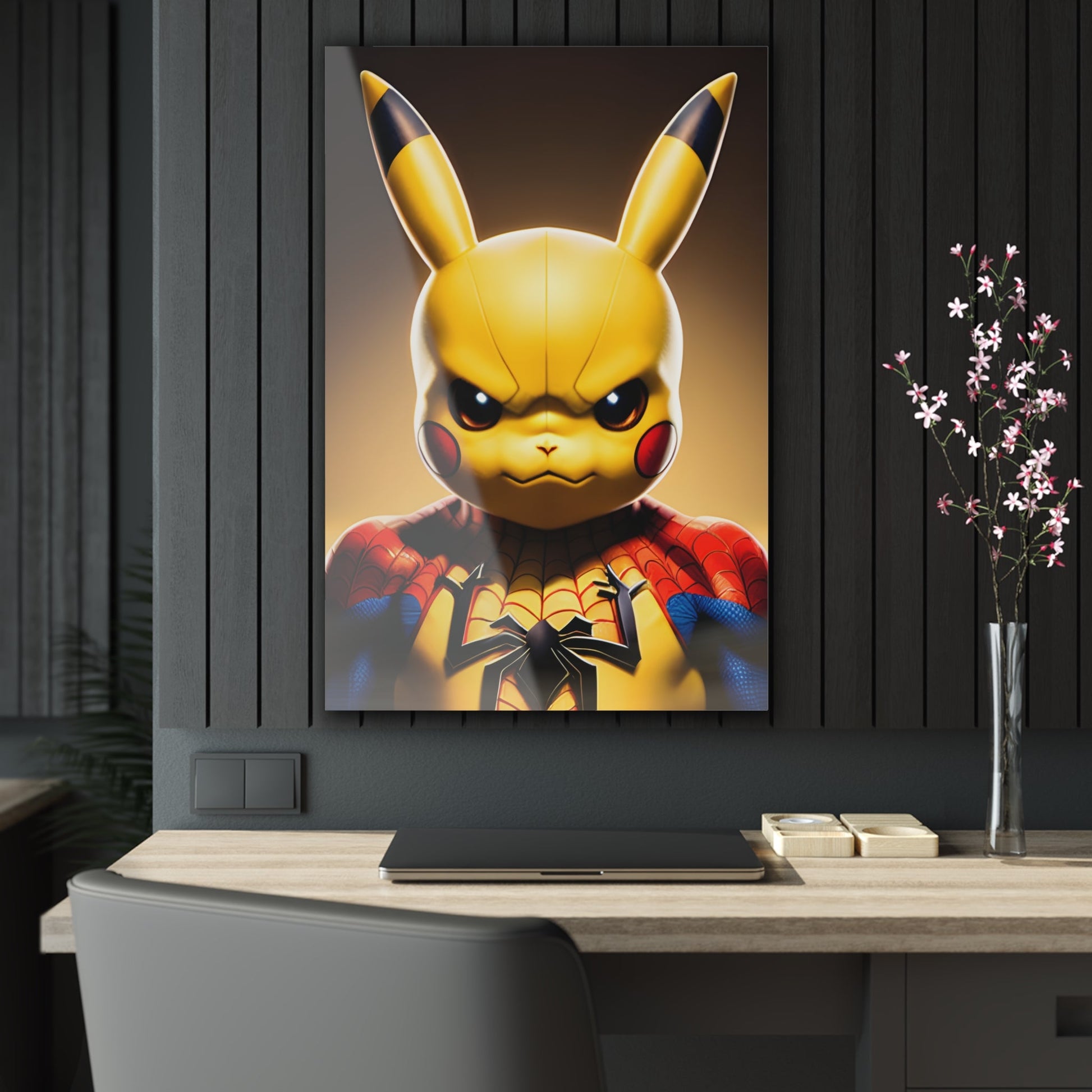 Spiderchu Acrylic Prints - Pokestalgia LLC