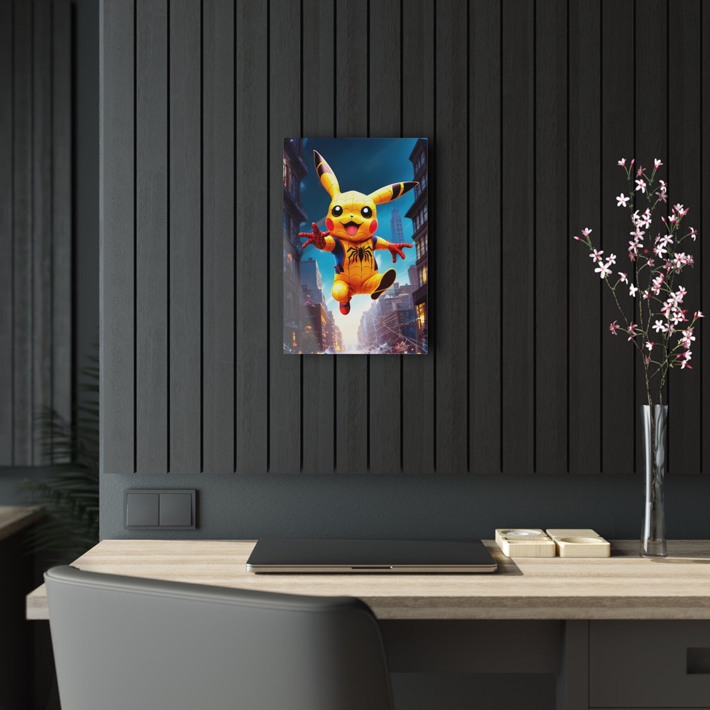 Spiderchu Acrylic Prints - Pokestalgia LLC