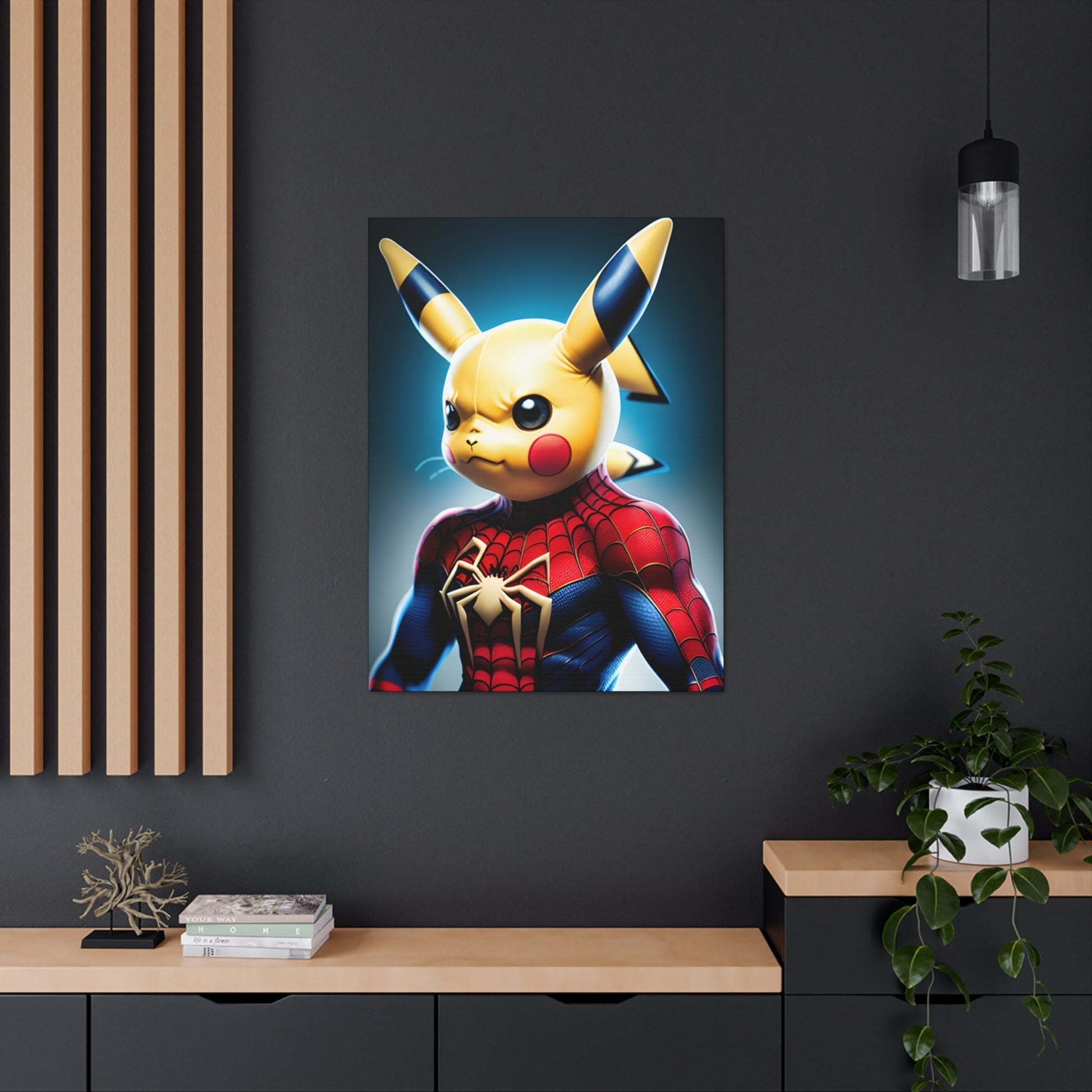 Spiderchu Canvas - Pokestalgia LLC