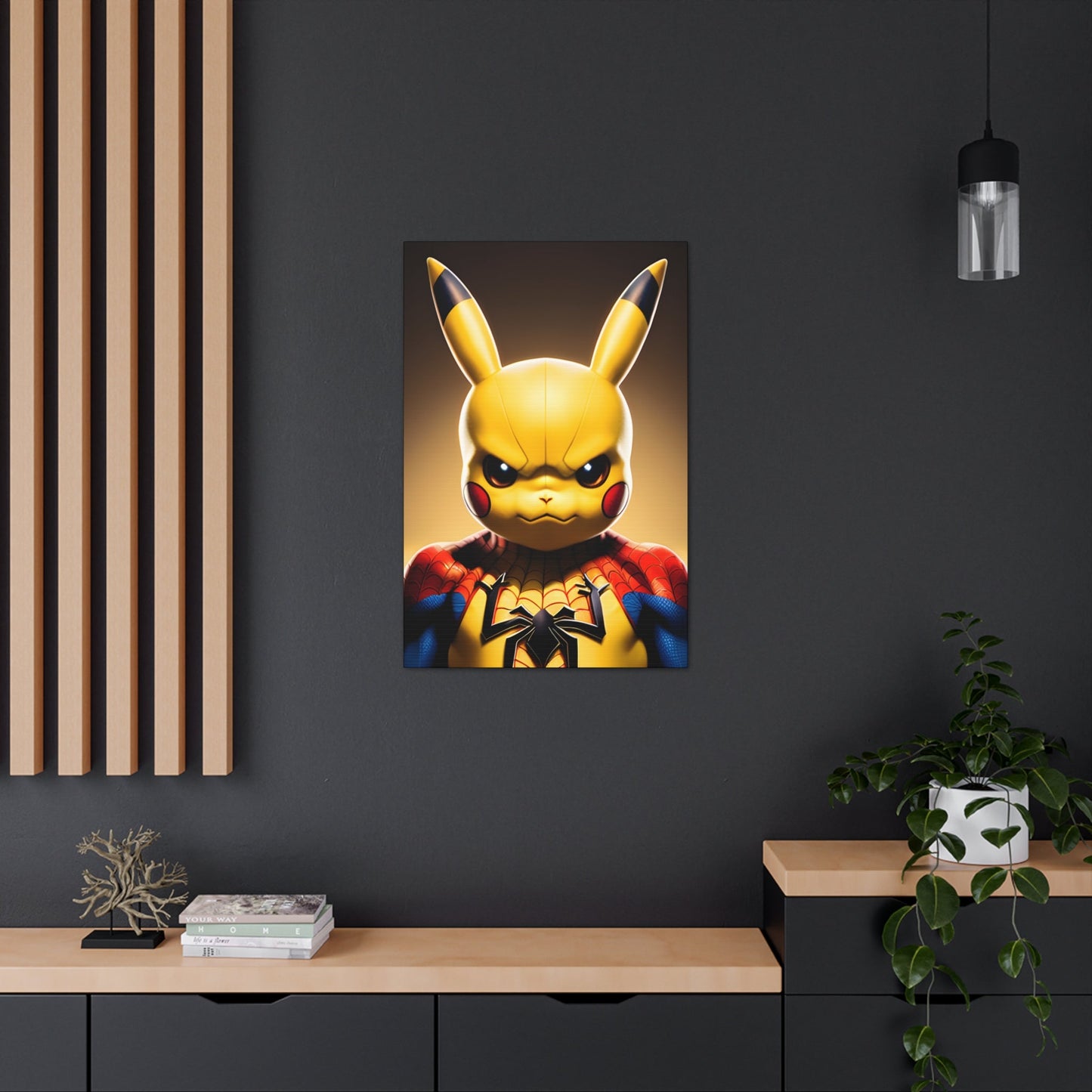 Spiderchu Canvas - Pokestalgia LLC