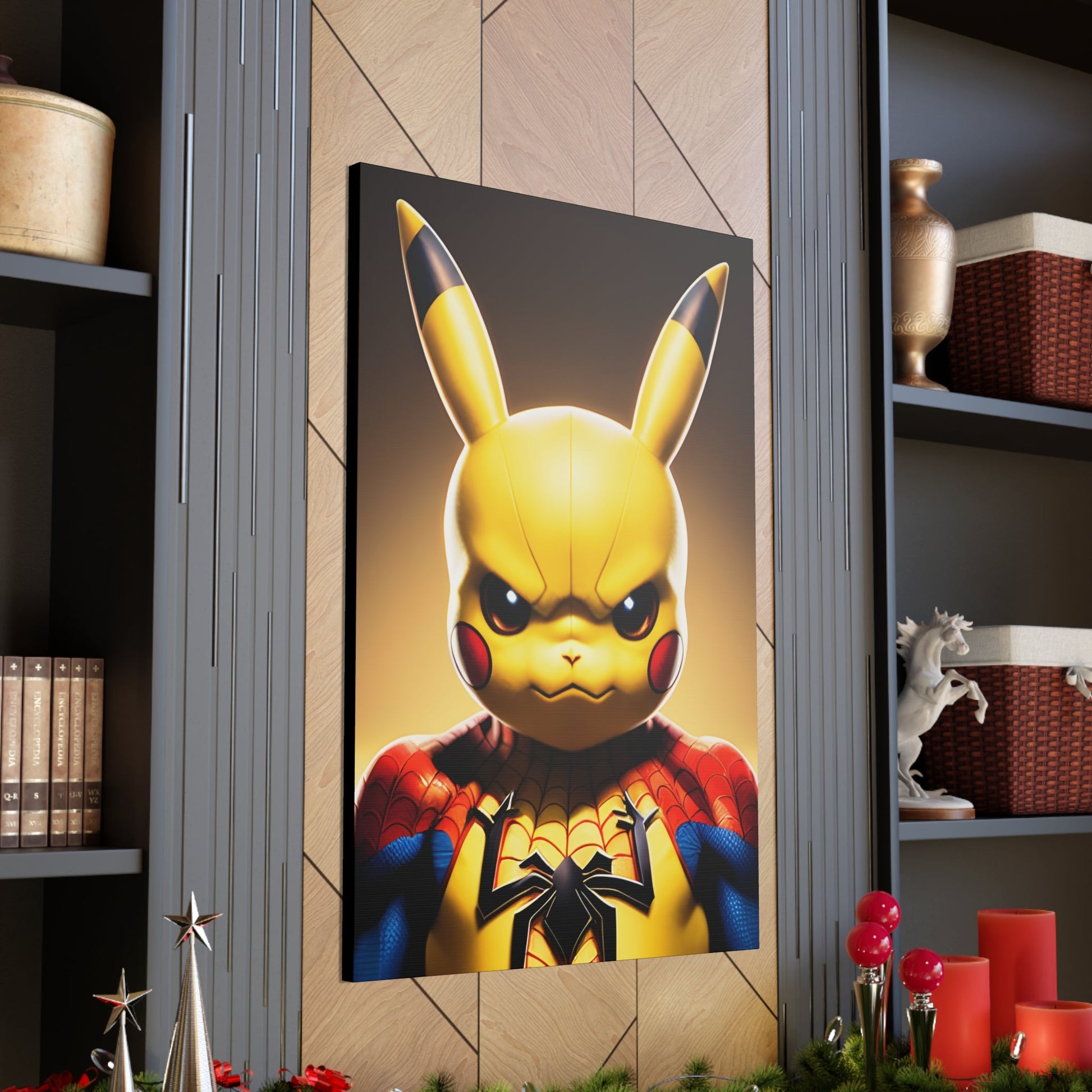 Spiderchu Canvas - Pokestalgia LLC