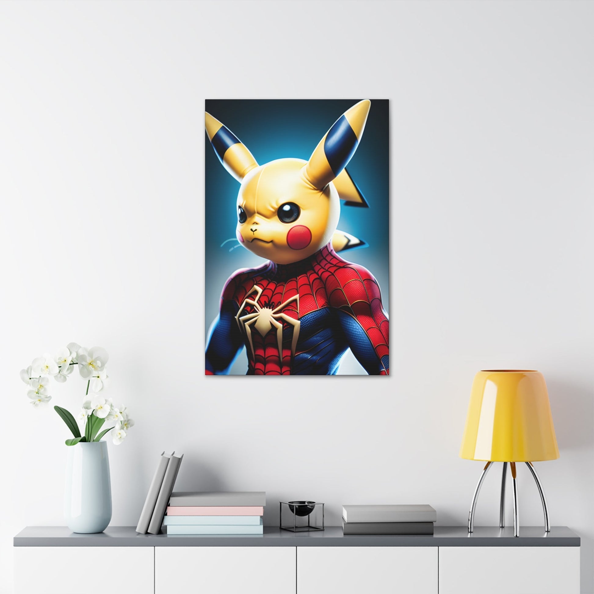 Spiderchu Canvas - Pokestalgia LLC