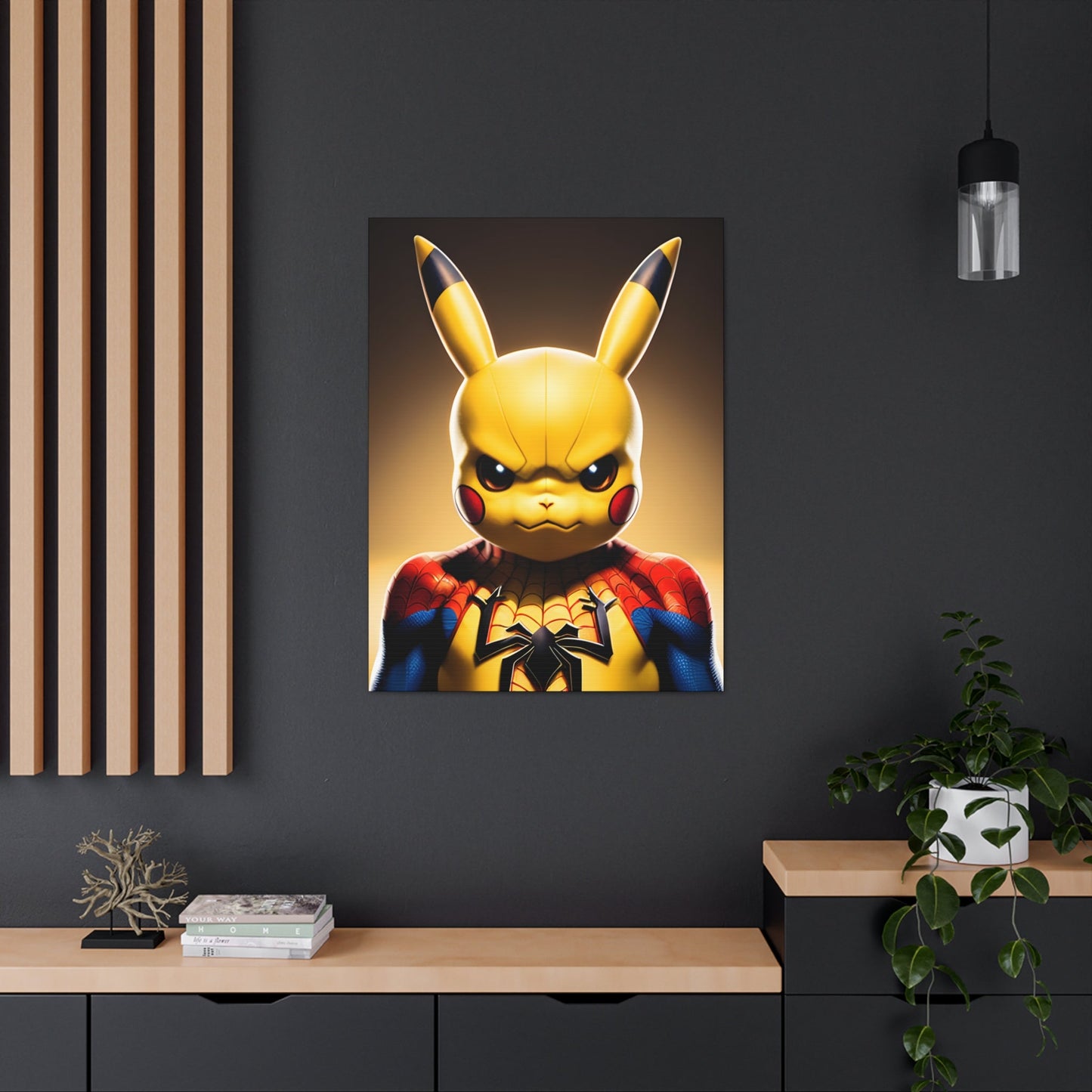 Spiderchu Canvas - Pokestalgia LLC