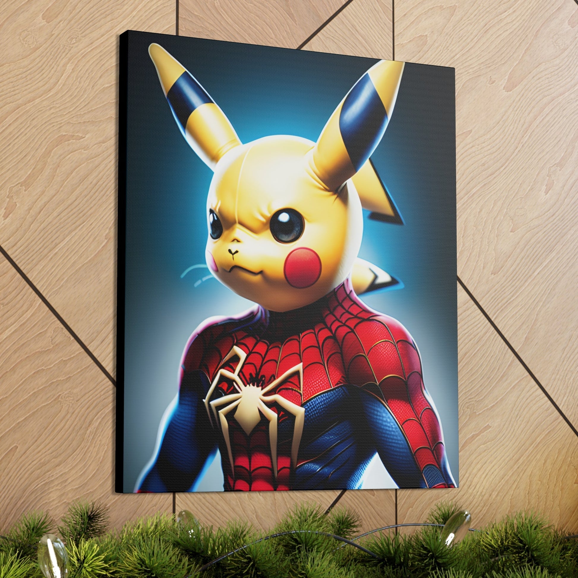 Spiderchu Canvas - Pokestalgia LLC