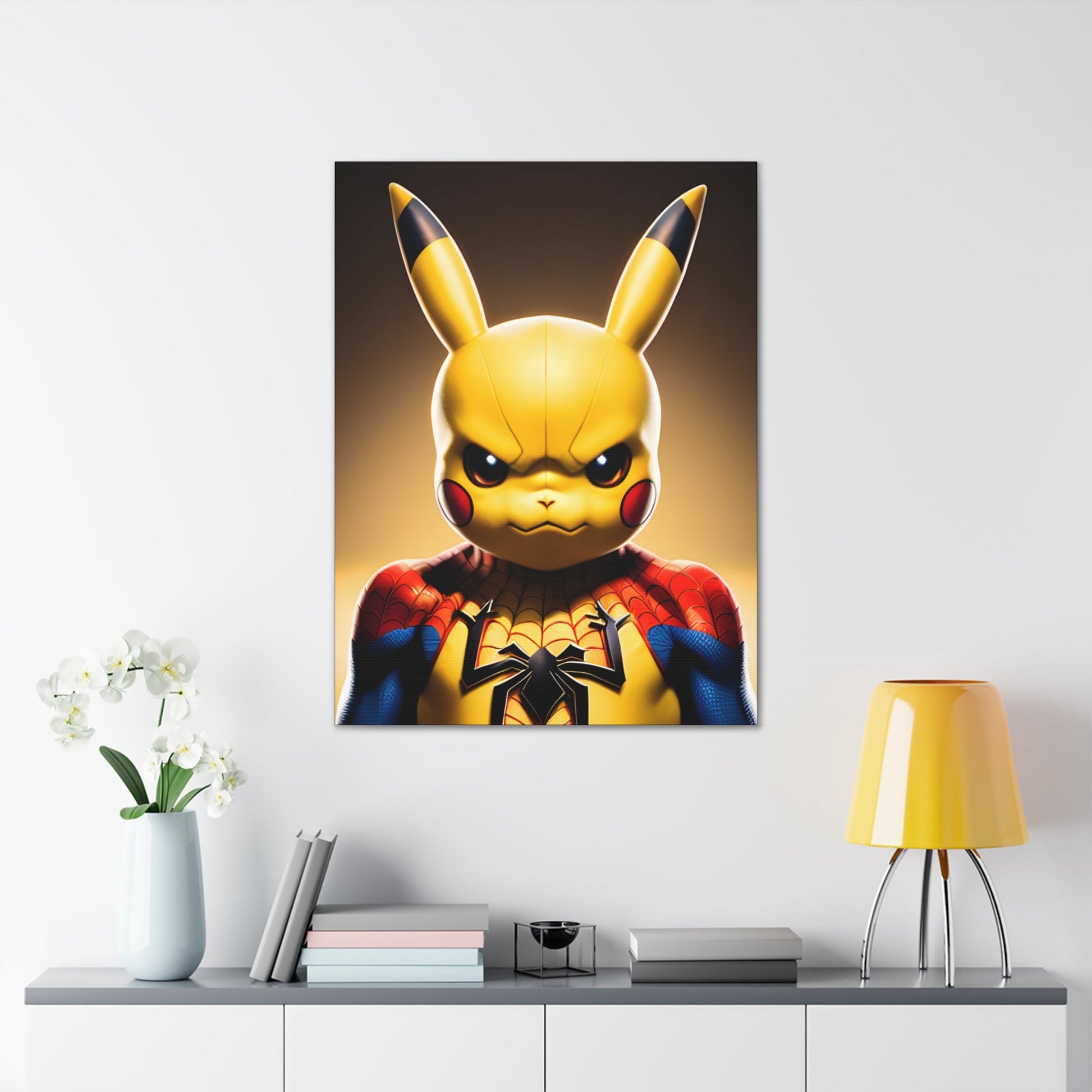 Spiderchu Canvas - Pokestalgia LLC