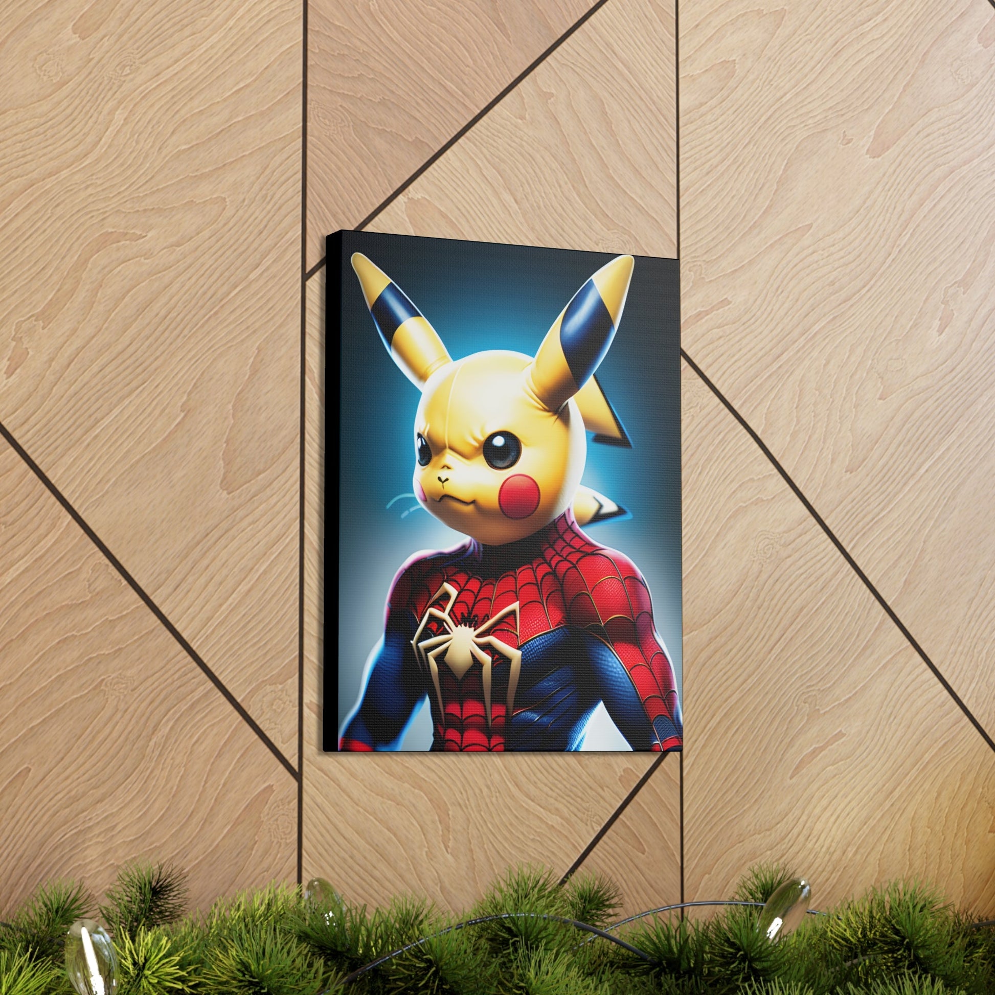 Spiderchu Canvas - Pokestalgia LLC