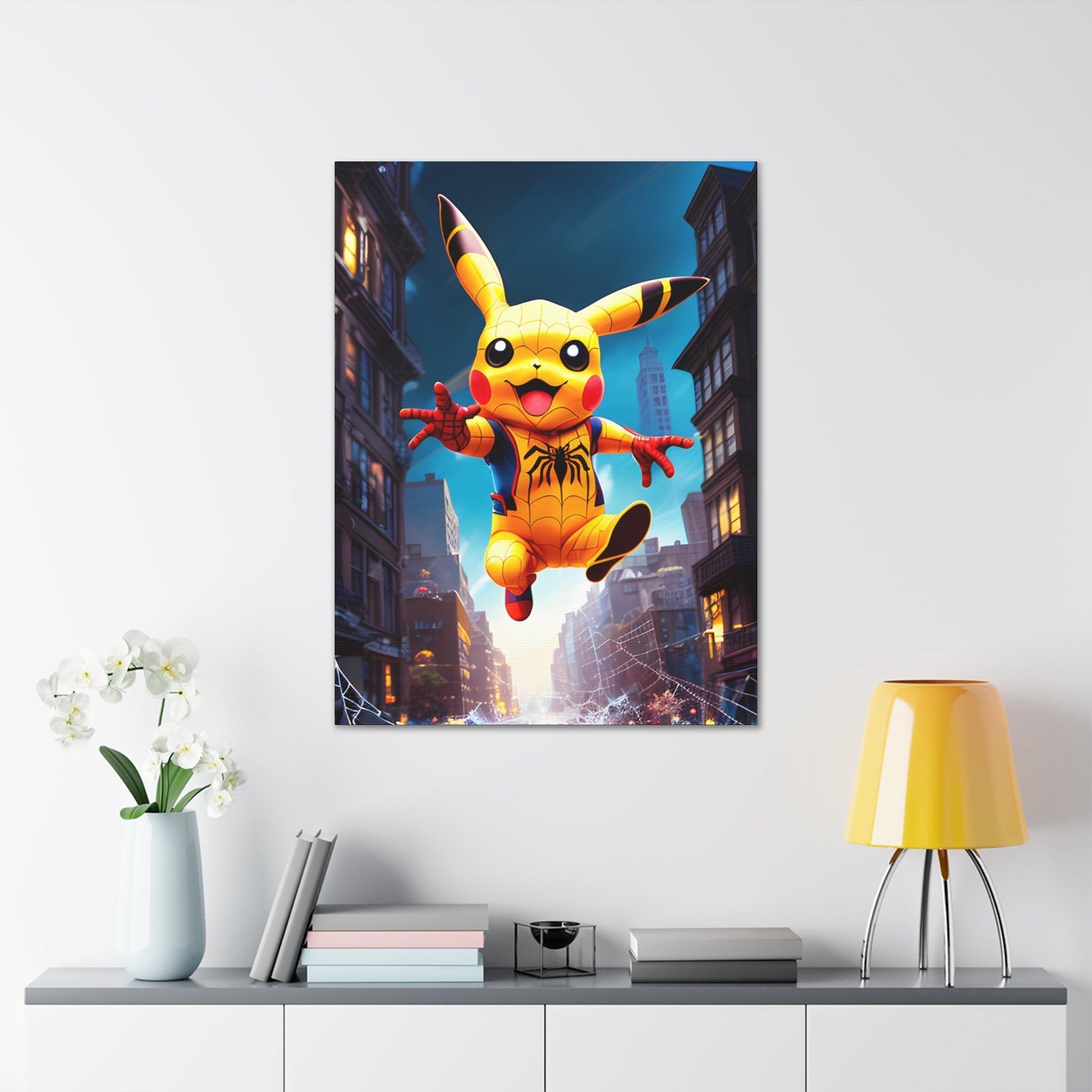 Spiderchu Canvas - Pokestalgia LLC