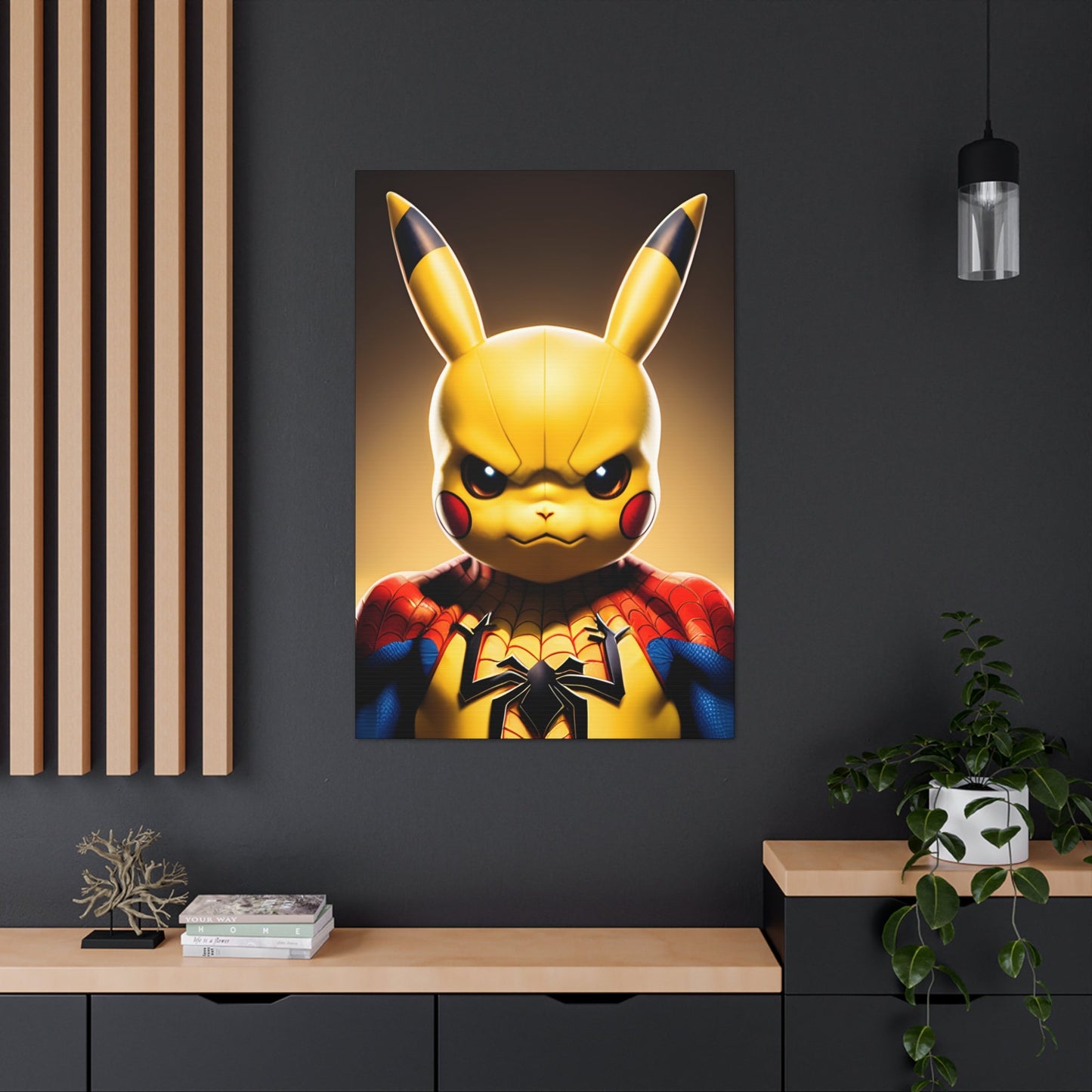 Spiderchu Canvas - Pokestalgia LLC