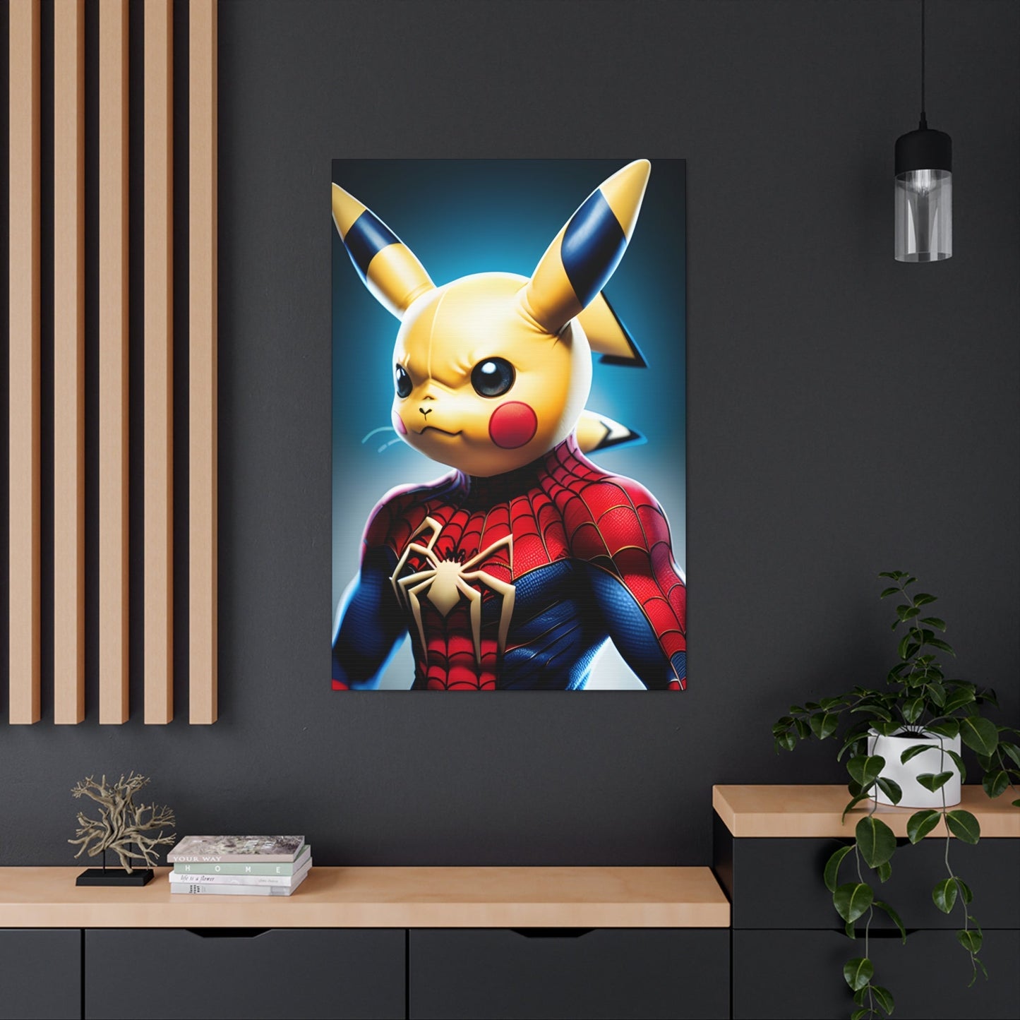 Spiderchu Canvas - Pokestalgia LLC