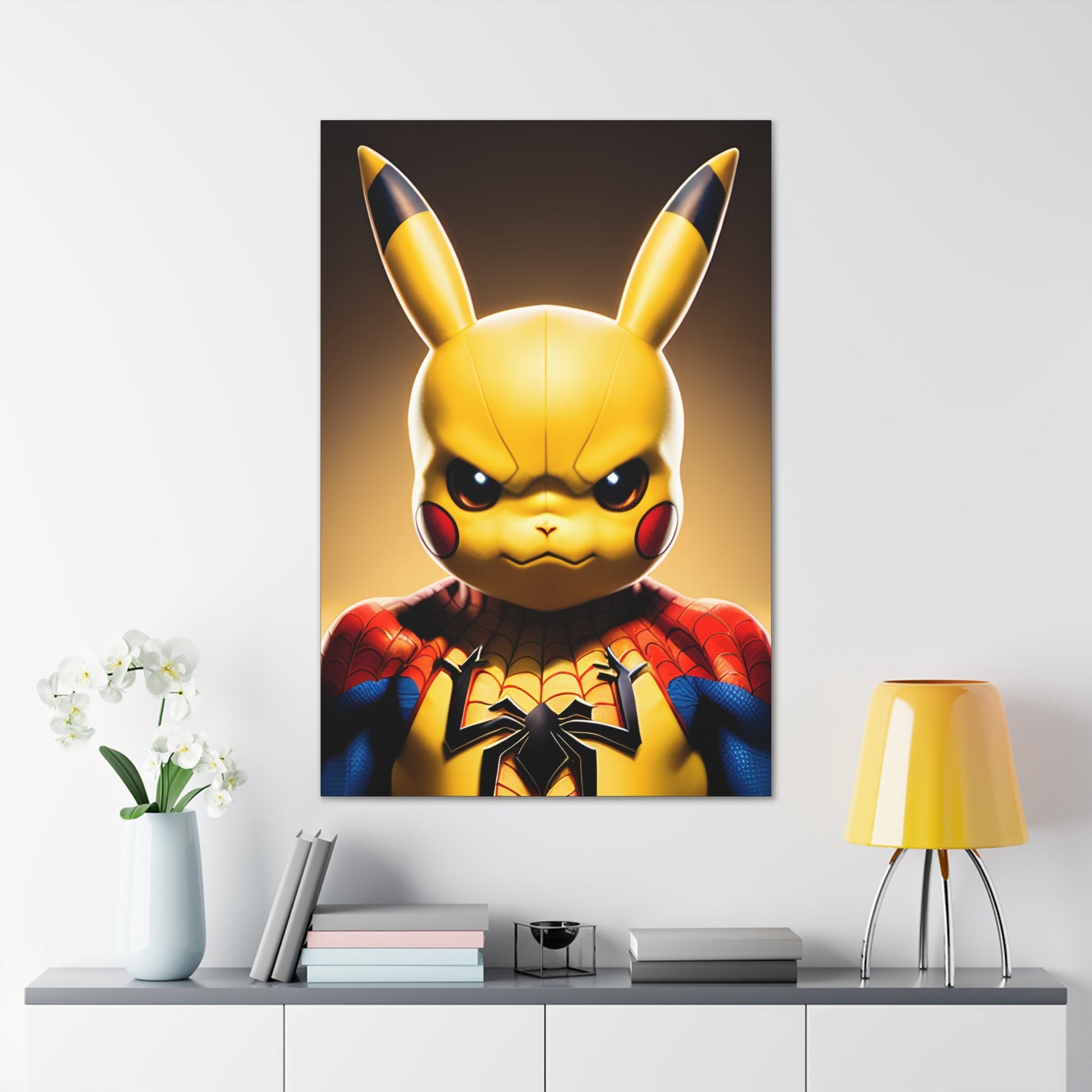 Spiderchu Canvas - Pokestalgia LLC