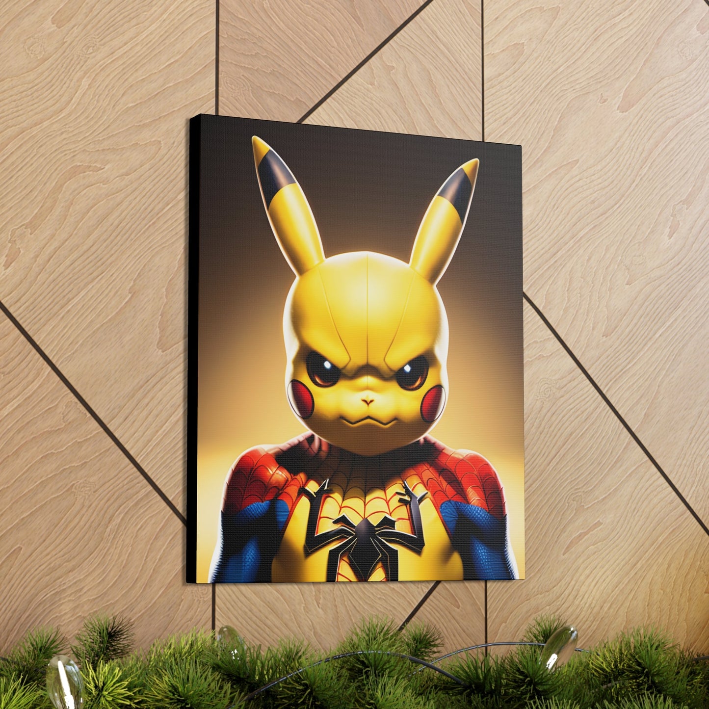 Spiderchu Canvas - Pokestalgia LLC