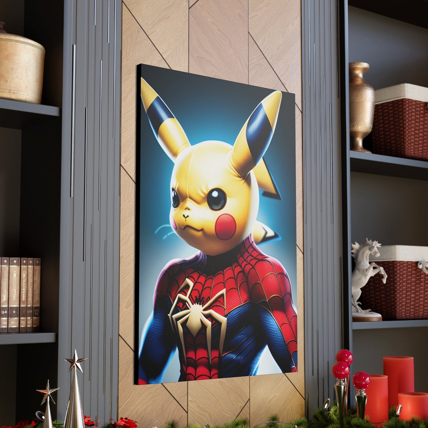 Spiderchu Canvas - Pokestalgia LLC