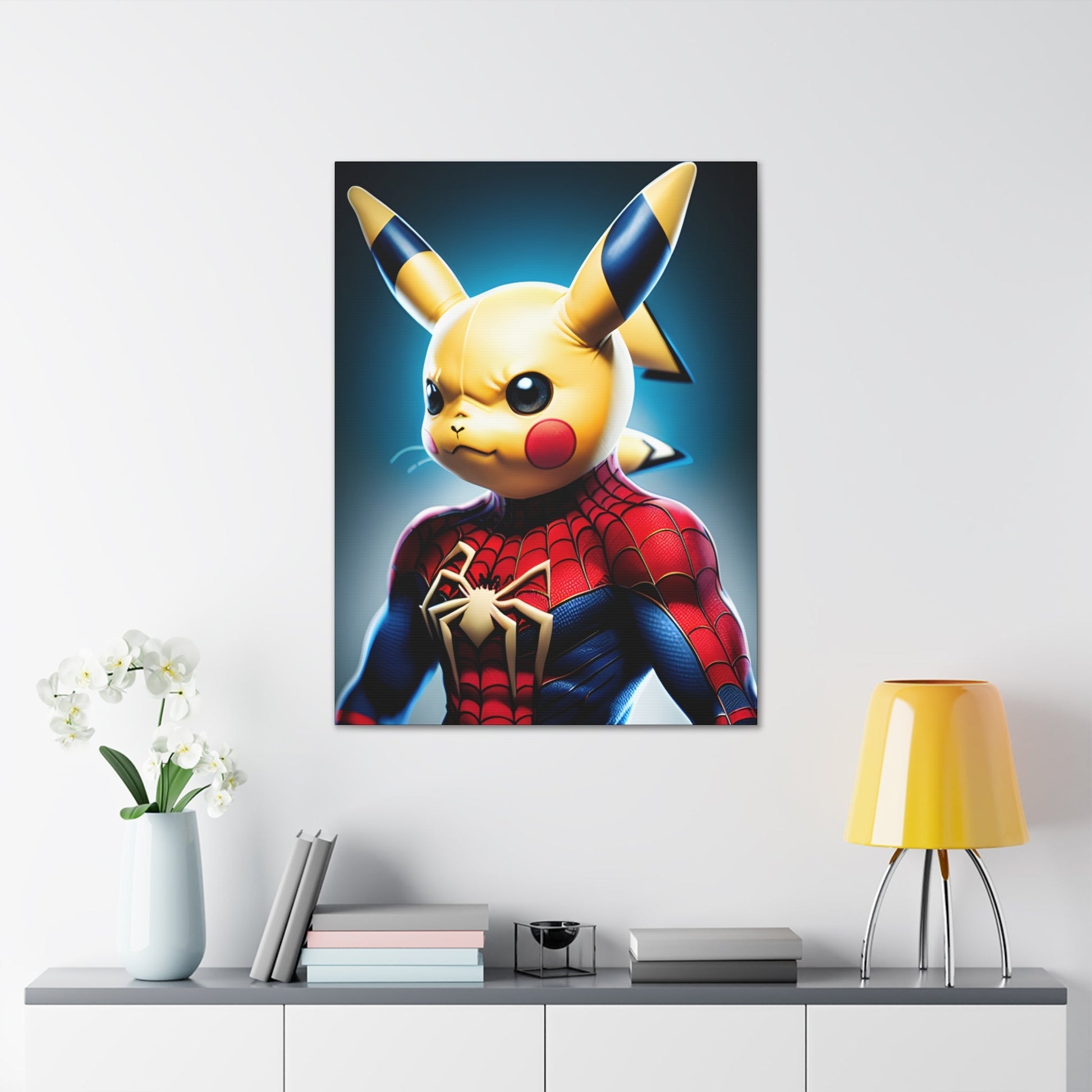 Spiderchu Canvas - Pokestalgia LLC