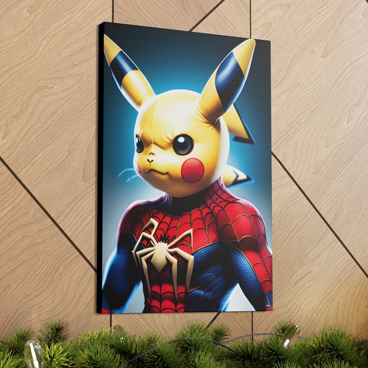 Spiderchu Canvas - Pokestalgia LLC