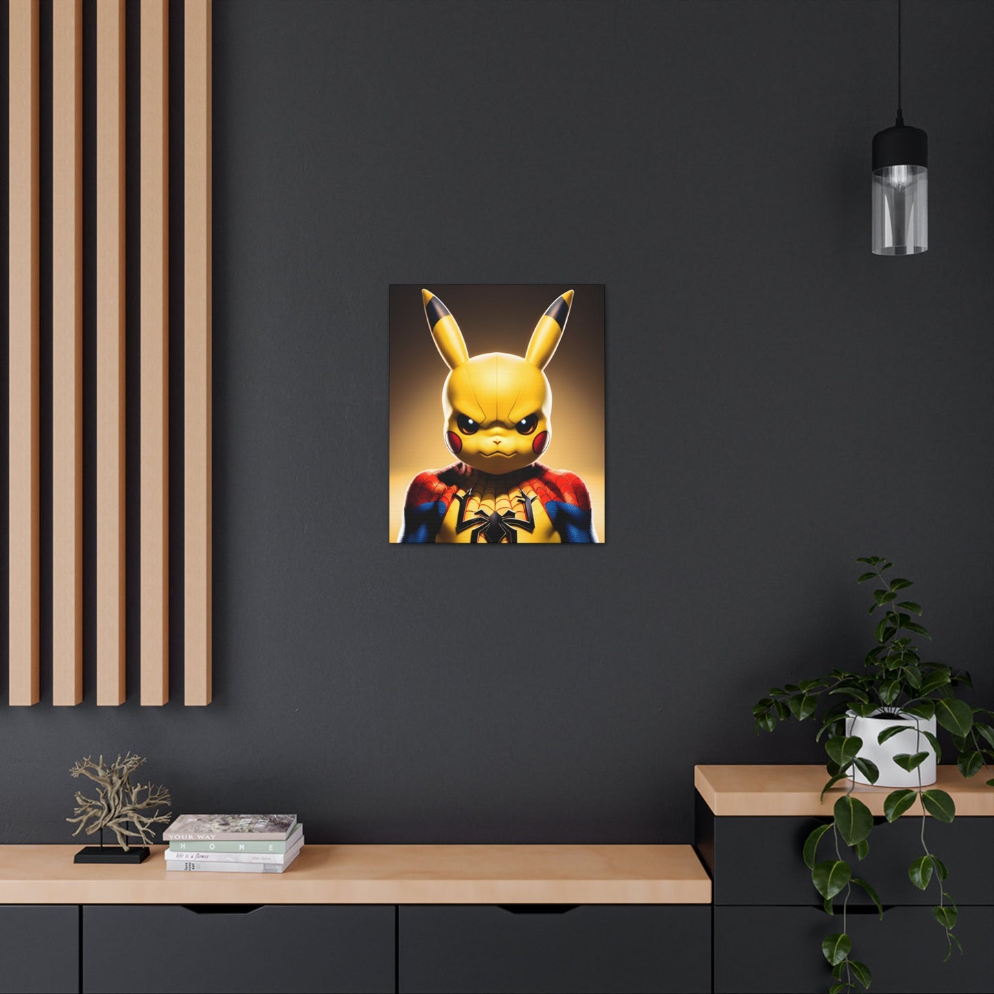 Spiderchu Canvas - Pokestalgia LLC