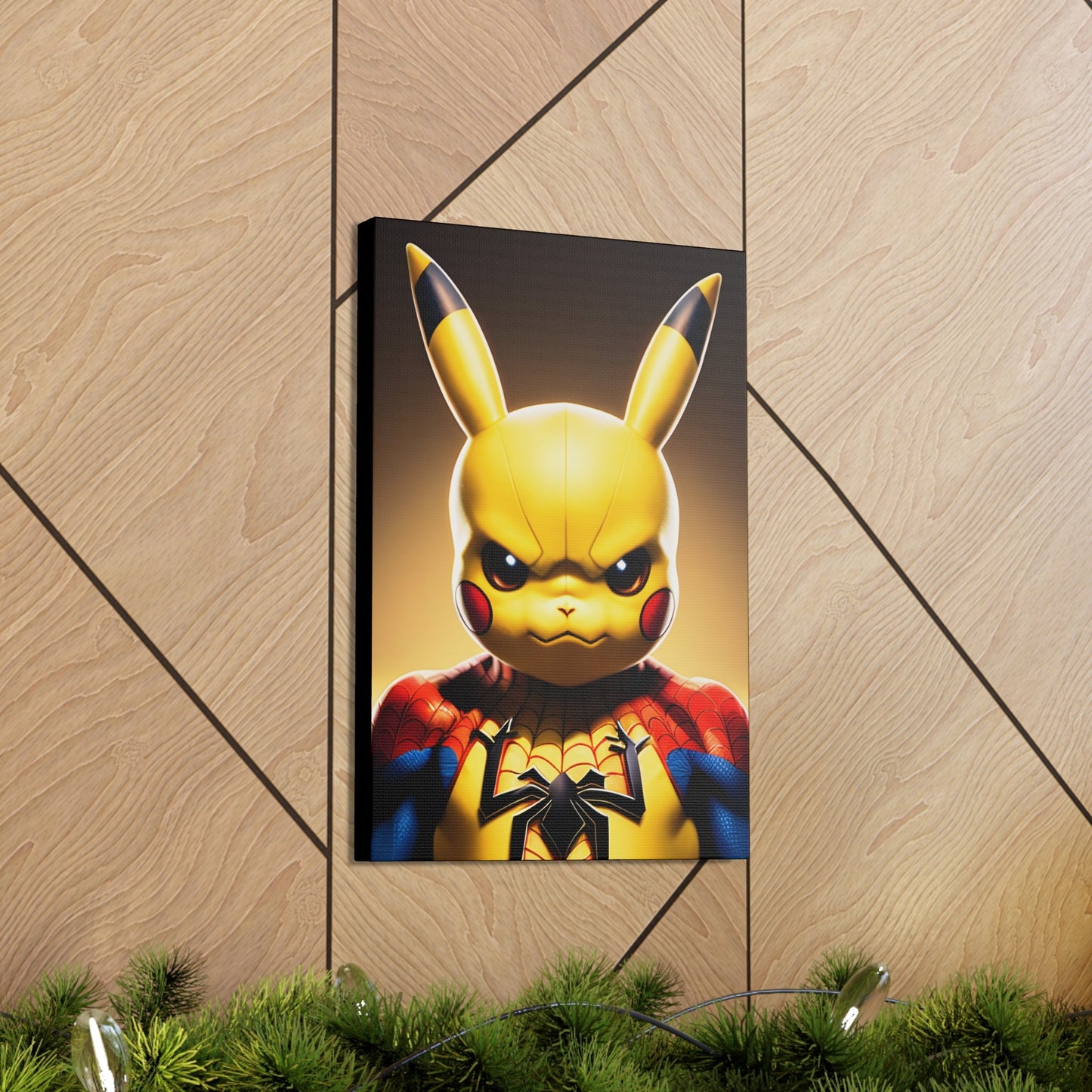 Spiderchu Canvas - Pokestalgia LLC