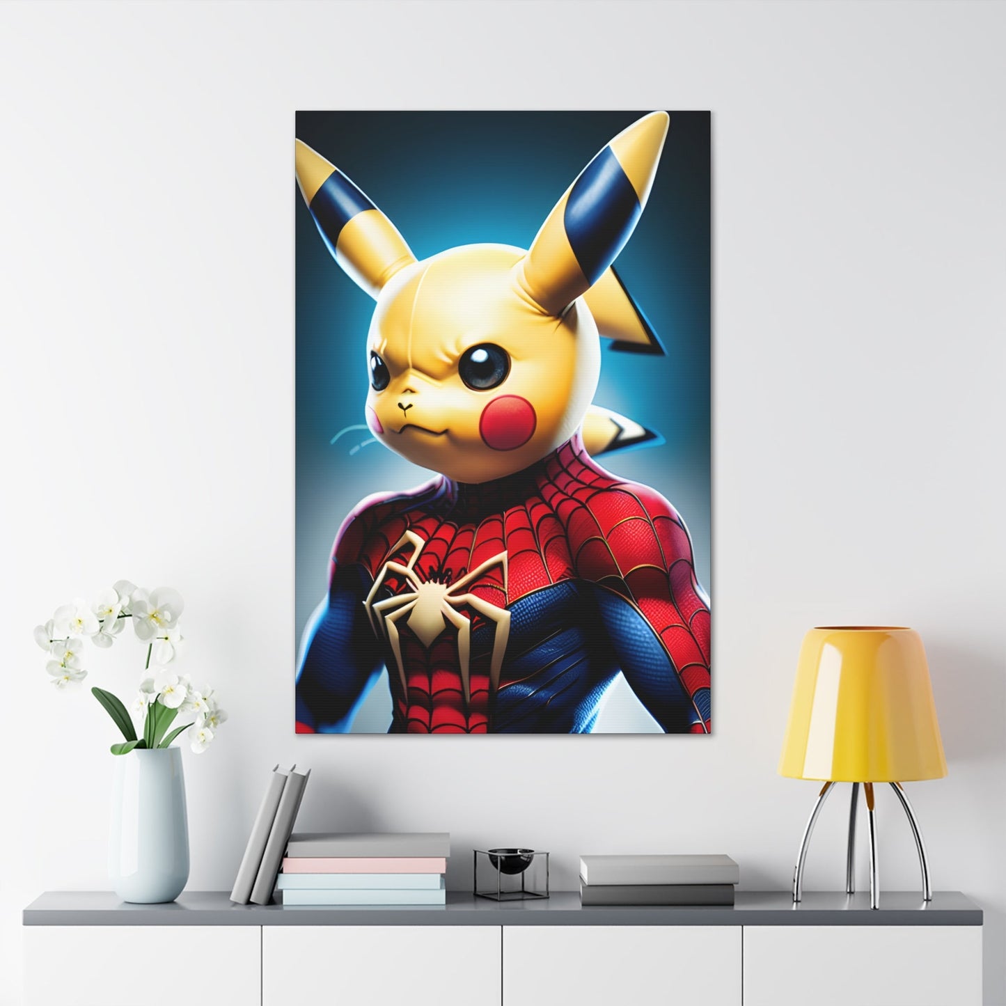 Spiderchu Canvas - Pokestalgia LLC