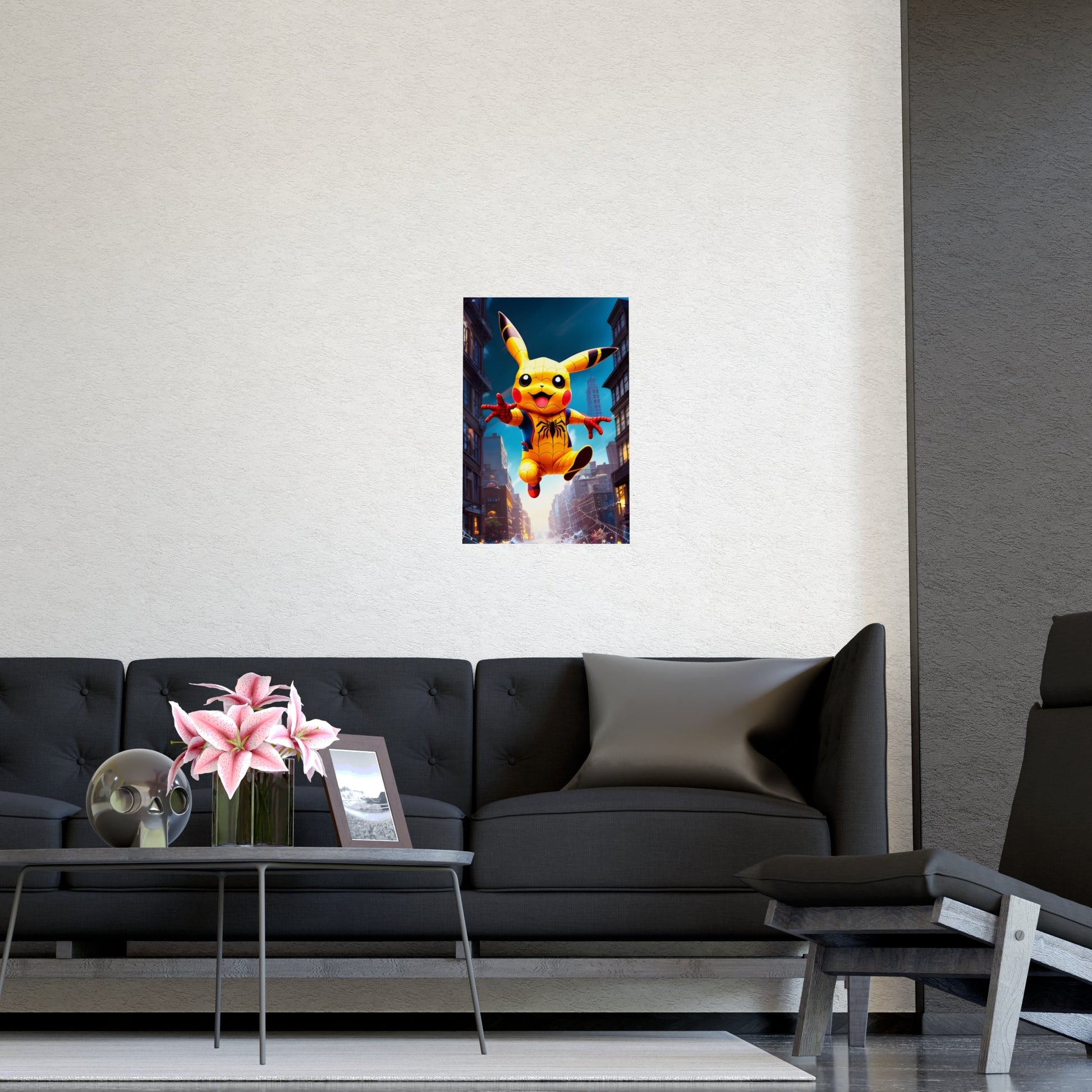 Spiderchu Matte Poster - Pokestalgia LLC