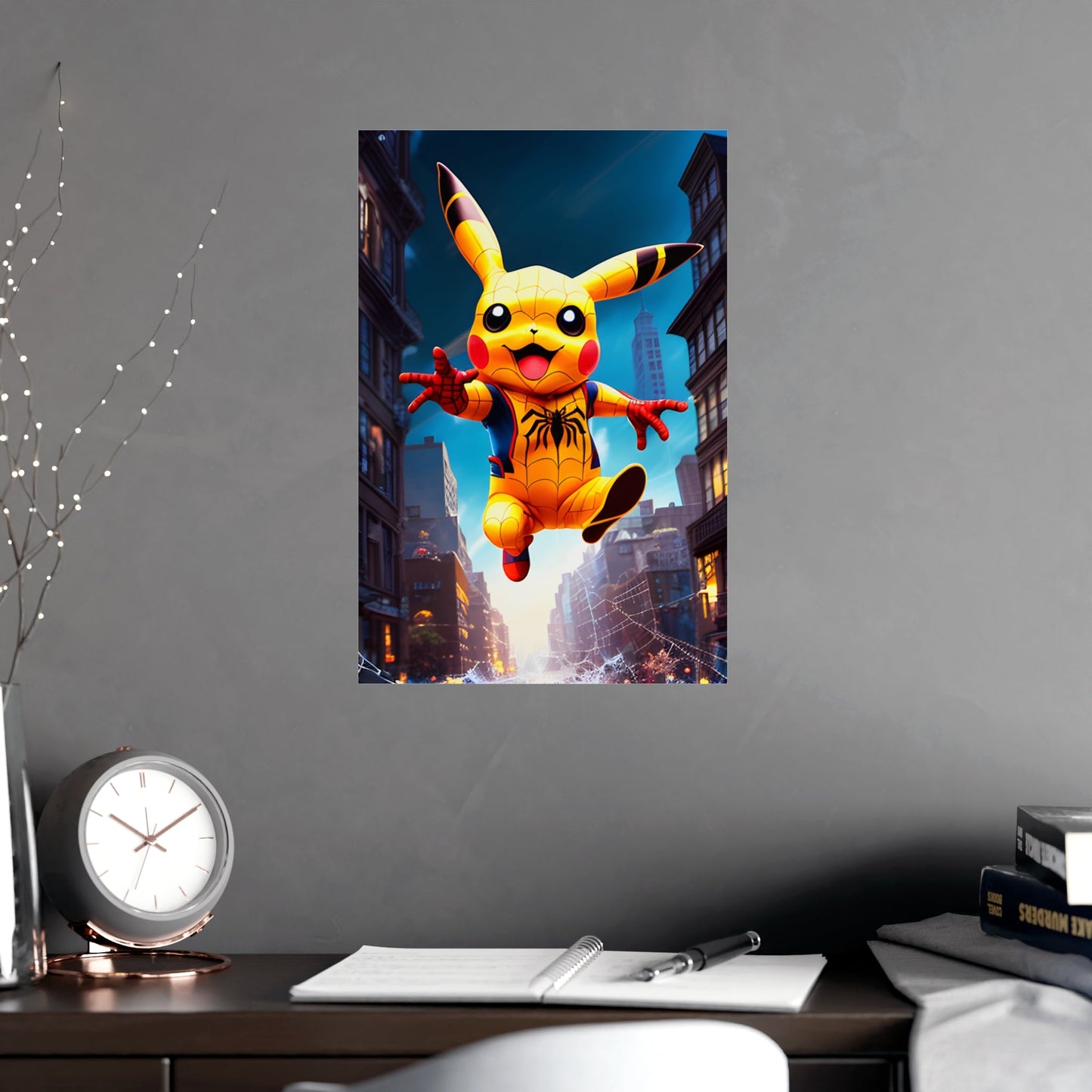 Spiderchu Matte Poster - Pokestalgia LLC