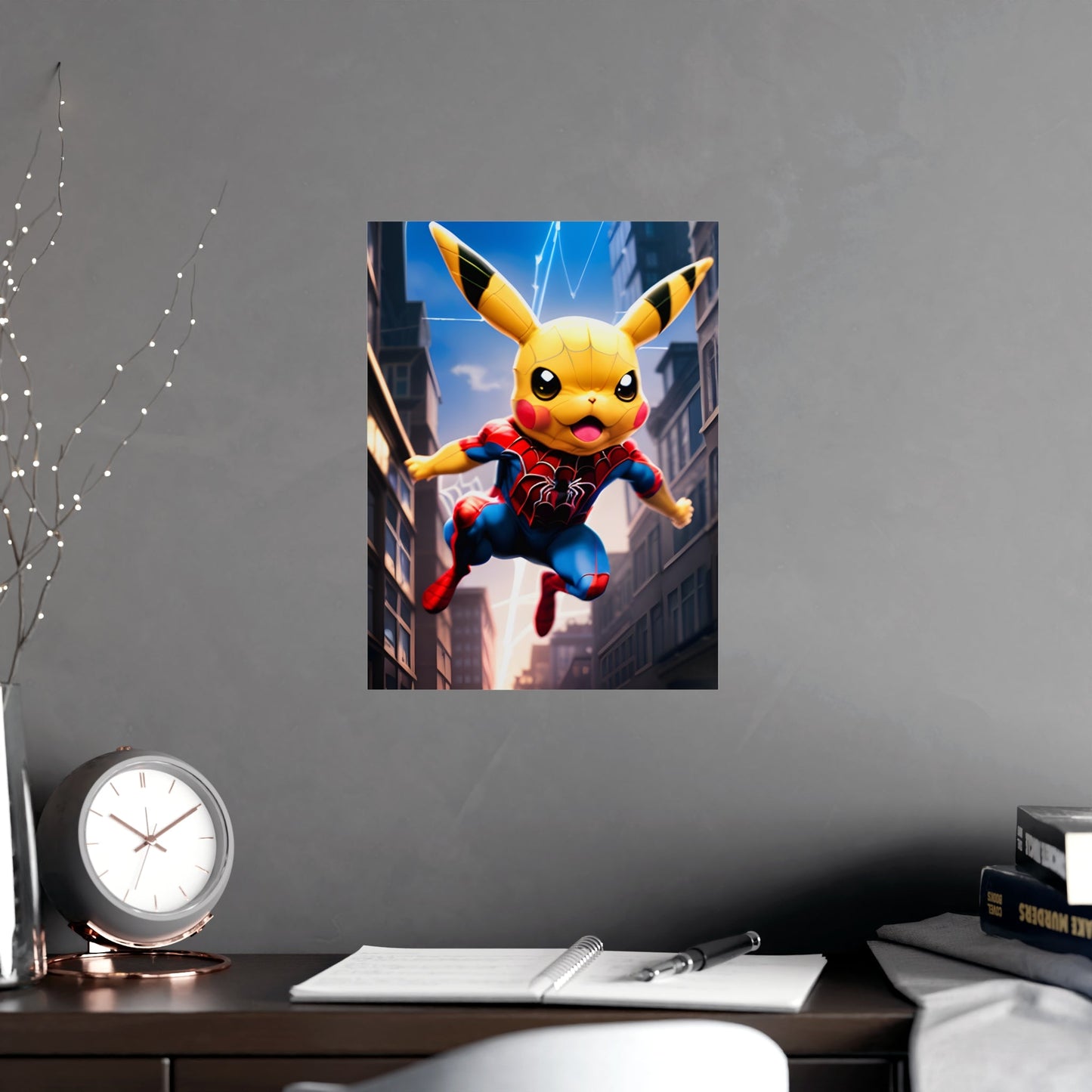 Spiderchu Matte Poster - Pokestalgia LLC