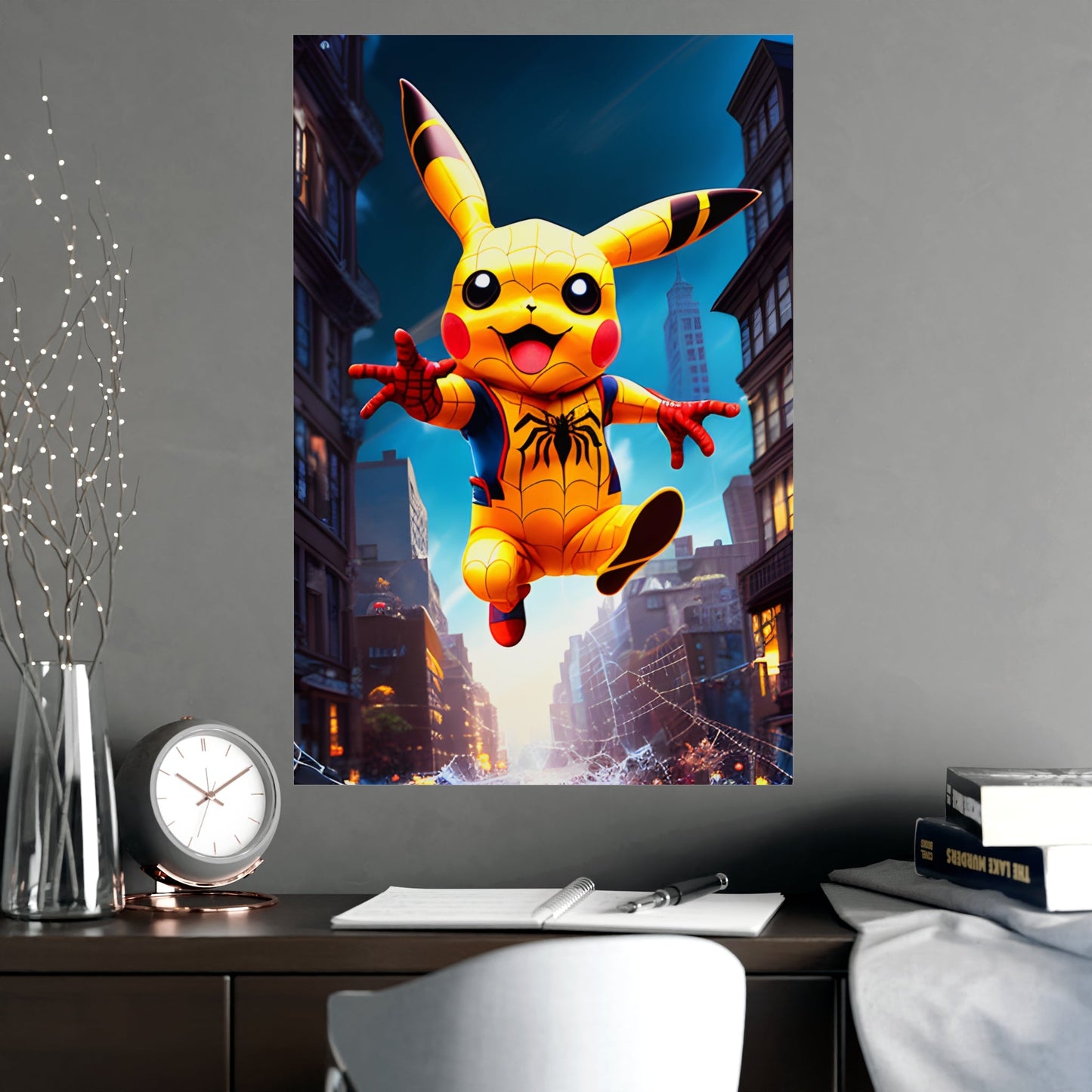 Spiderchu Matte Poster - Pokestalgia LLC