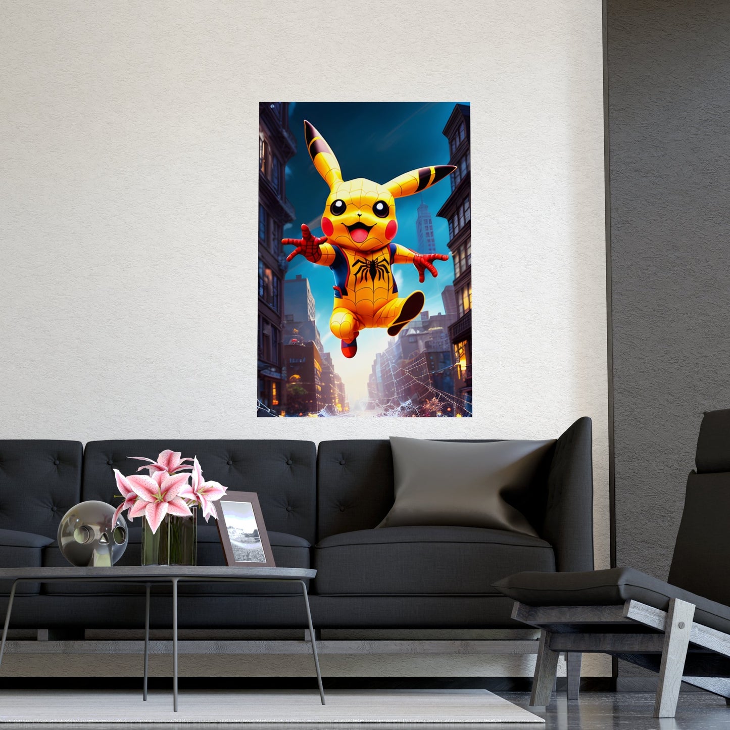 Spiderchu Matte Poster - Pokestalgia LLC