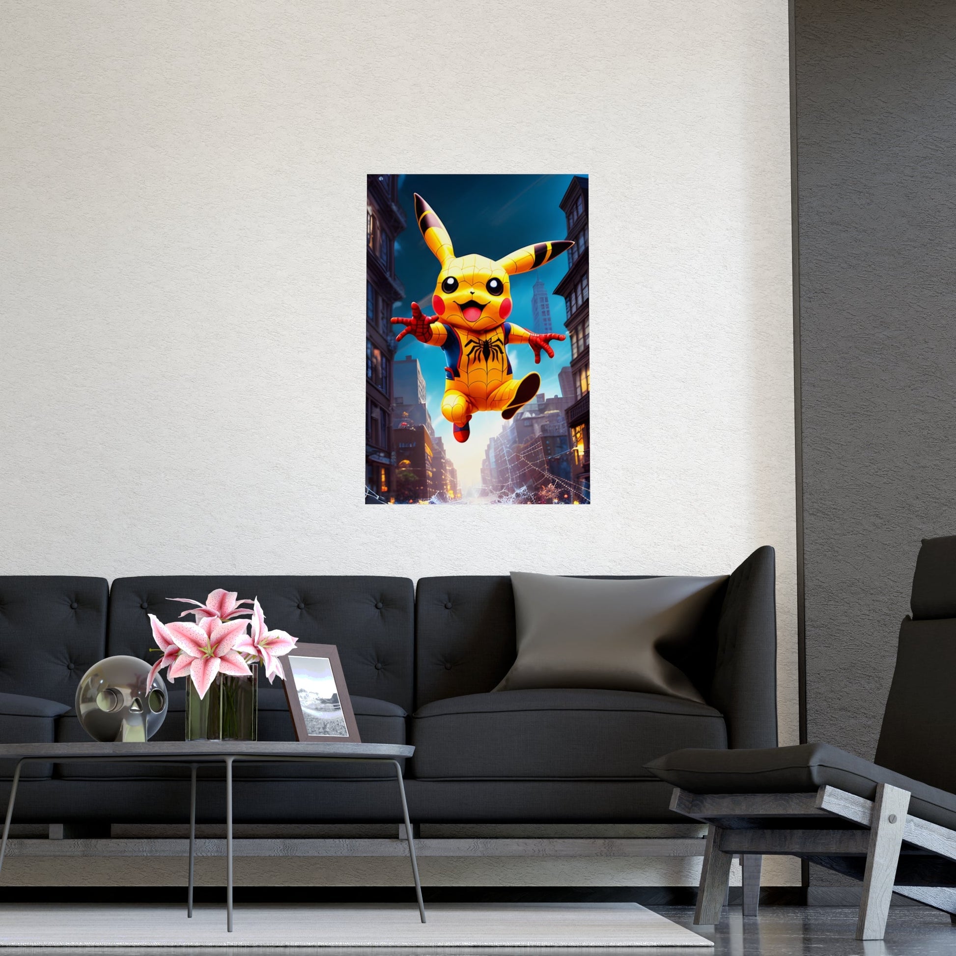 Spiderchu Matte Poster - Pokestalgia LLC