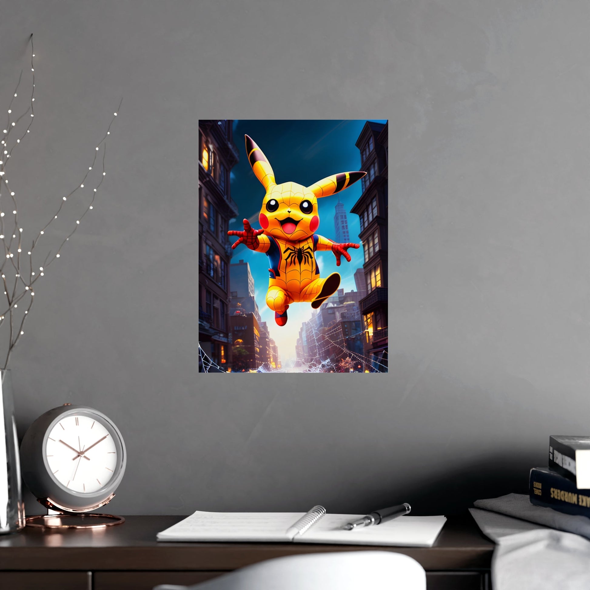 Spiderchu Matte Poster - Pokestalgia LLC