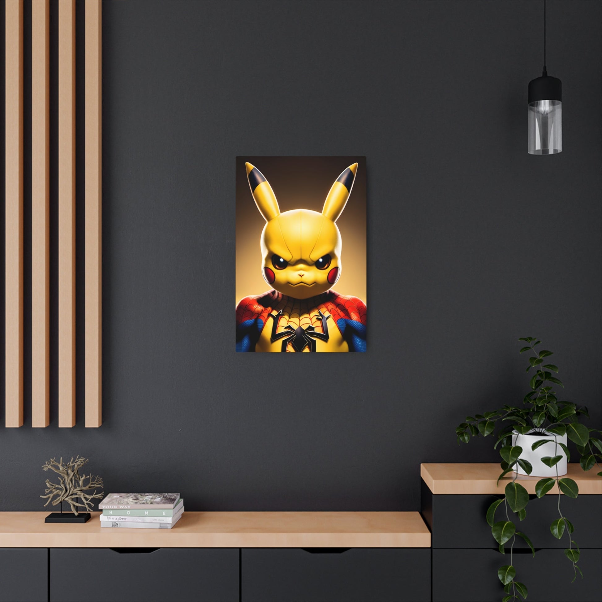 Spiderchu Metal Art Sign - Pokestalgia LLC