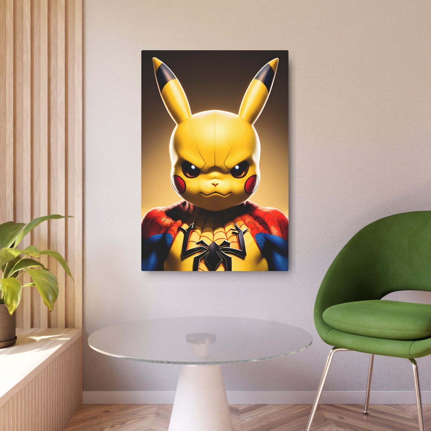 Spiderchu Metal Art Sign - Pokestalgia LLC