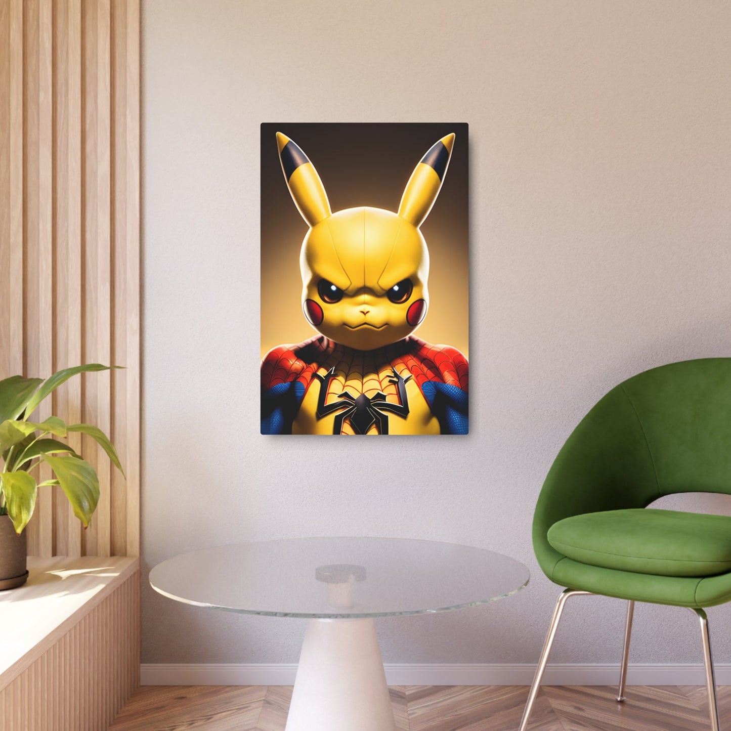 Spiderchu Metal Art Sign - Pokestalgia LLC