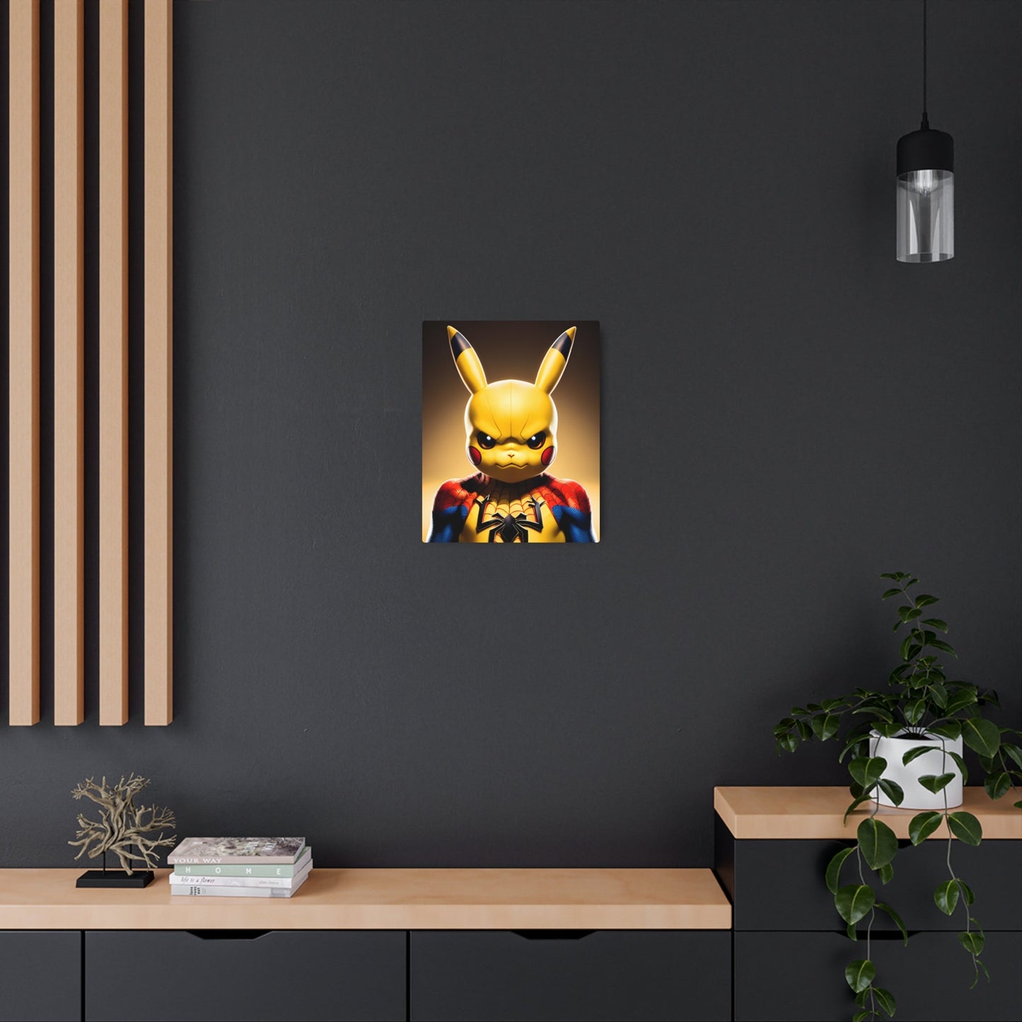 Spiderchu Metal Art Sign - Pokestalgia LLC