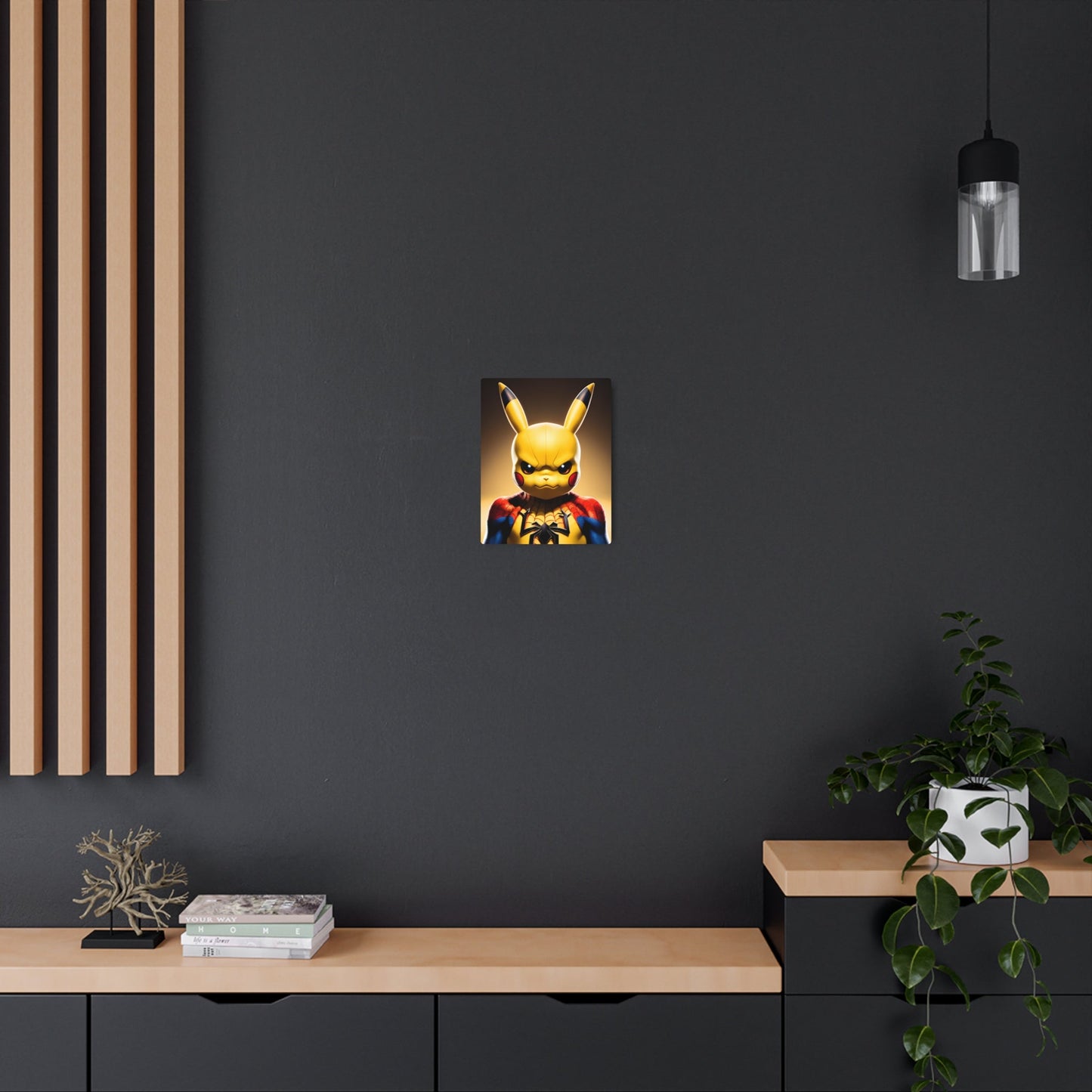 Spiderchu Metal Art Sign - Pokestalgia LLC